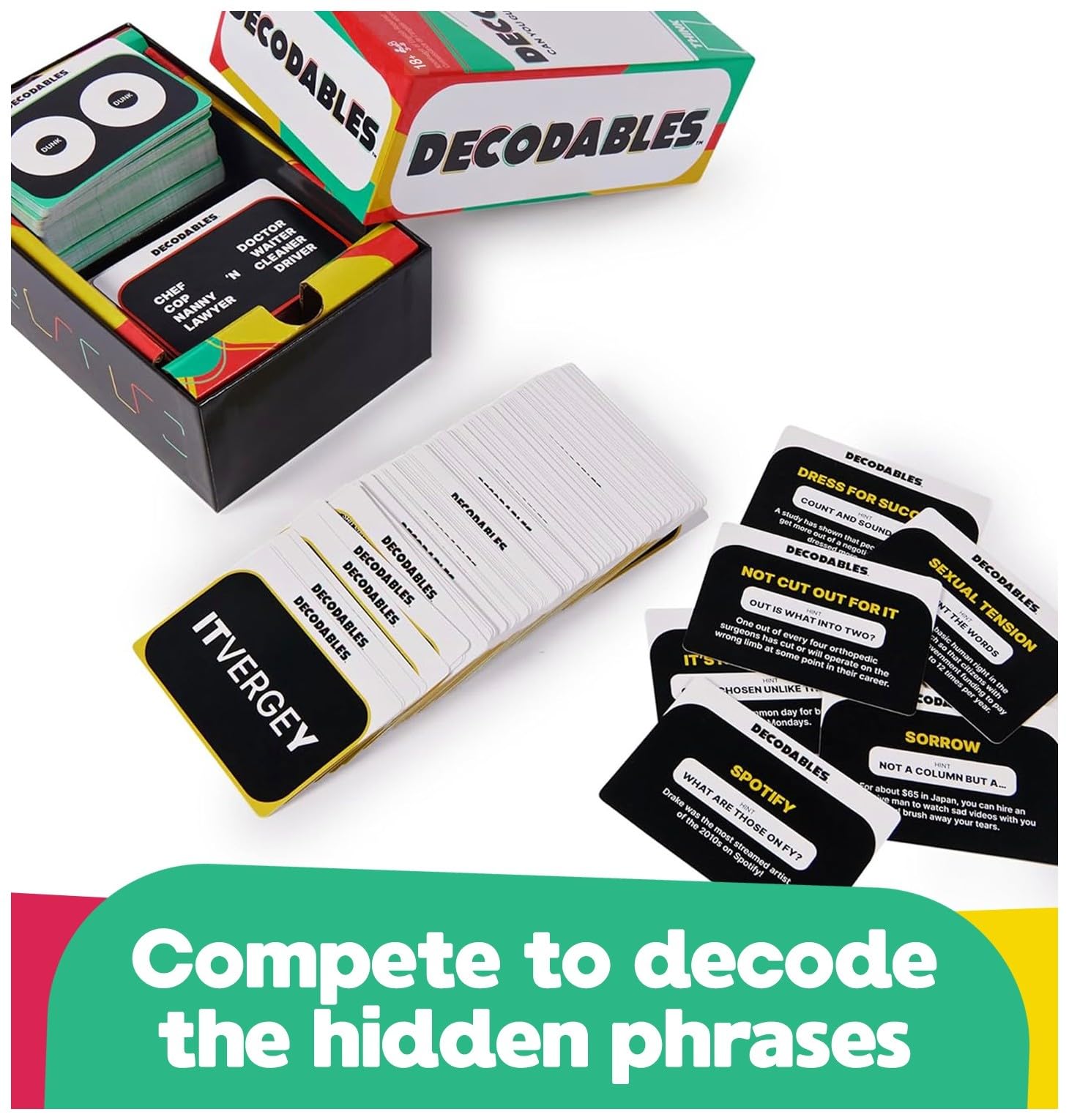 Foto 3 pulgar | Juego De Cartas Spin Master Games Decodibles Para Adultos Mayores De 18 Años - Venta Internacional.
