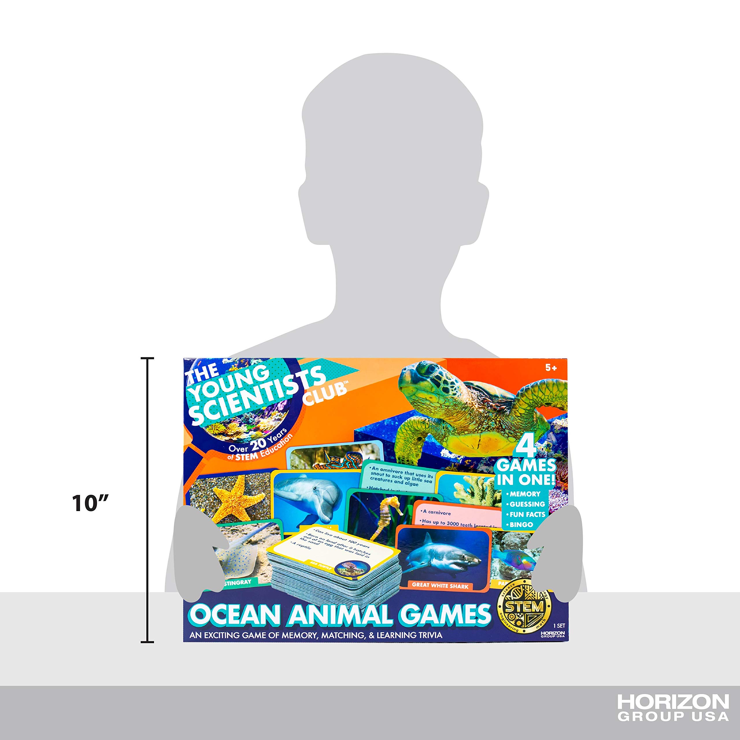 Foto 8 pulgar | Juegos De Cartas The Young Scientist Ocean Animal Age 5+ Kids - Venta Internacional.