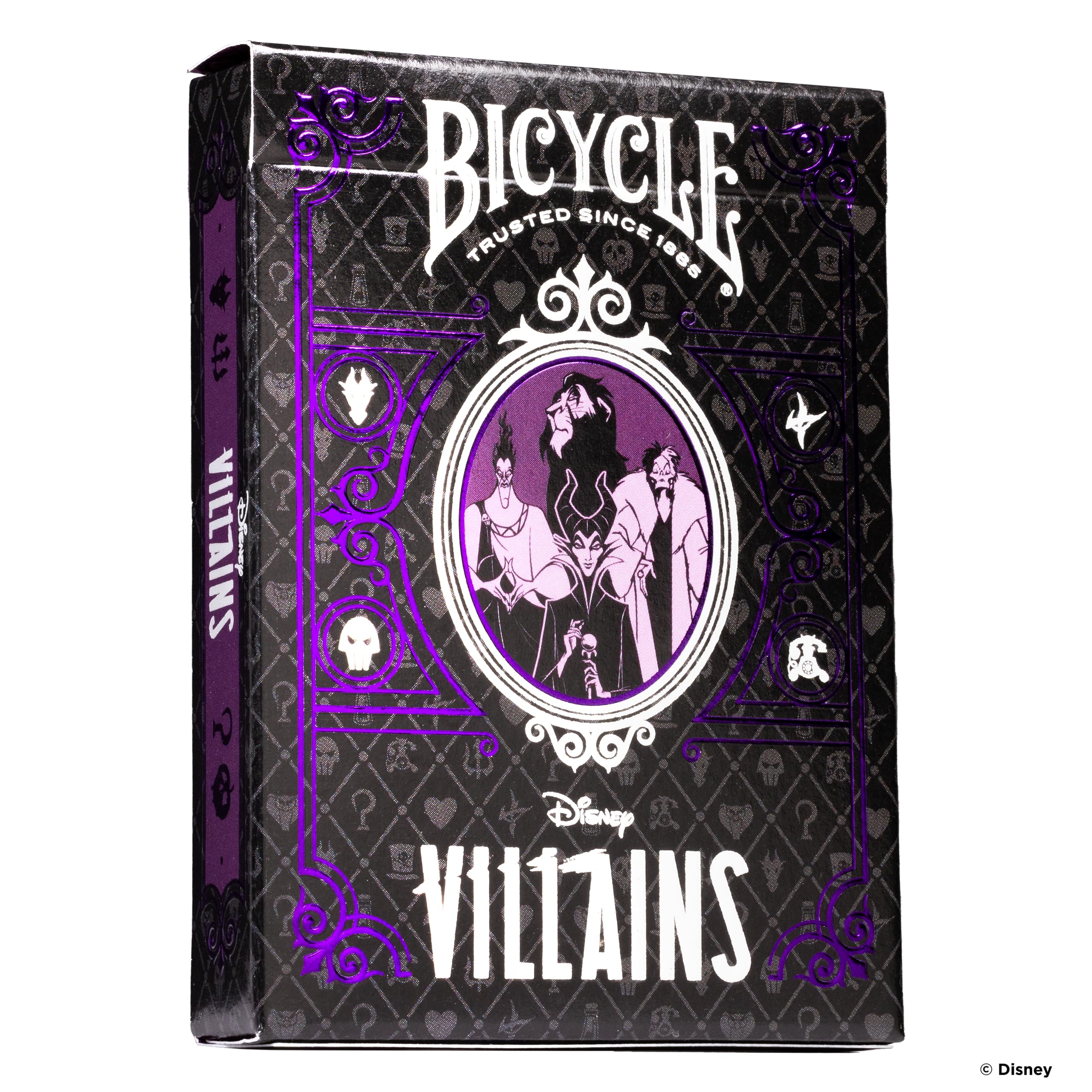 Foto 2 pulgar | Juego De Cartas En Bicicleta Con Villanos De Disney Con 12 Personajes - Venta Internacional.