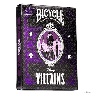 Foto 1 | Juego De Cartas En Bicicleta Con Villanos De Disney Con 12 Personajes - Venta Internacional.
