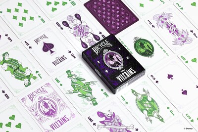Foto 3 | Juego De Cartas En Bicicleta Con Villanos De Disney Con 12 Personajes - Venta Internacional.