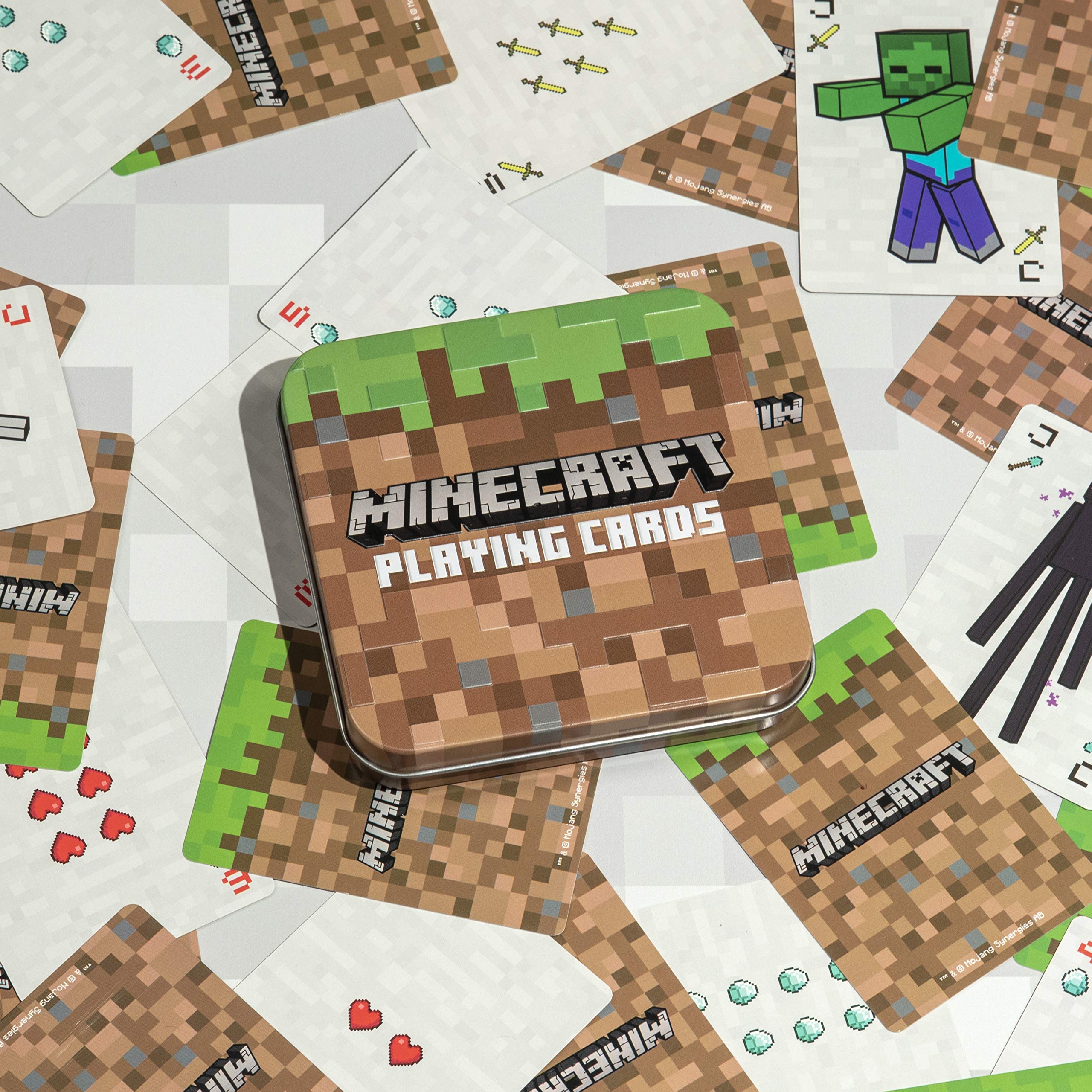 Foto 4 pulgar | Juego De Cartas Paladone Minecraft Standard Con Lata De Coleccionista - Venta Internacional.