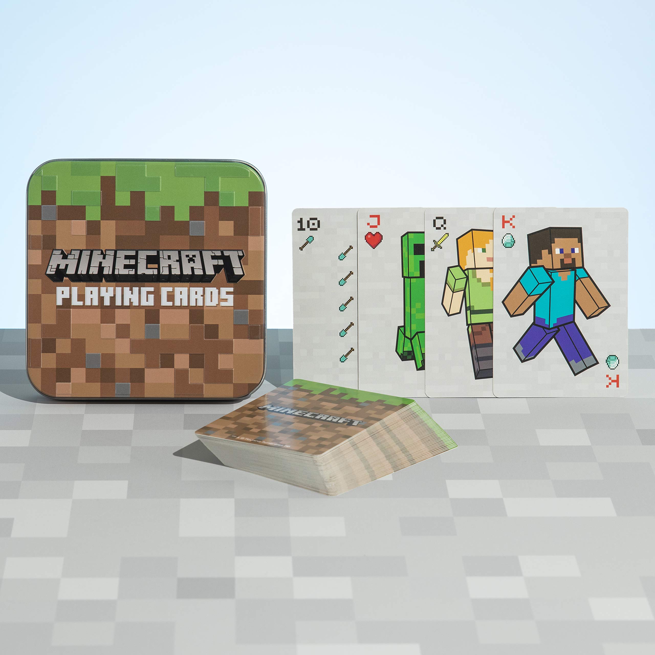 Foto 6 pulgar | Juego De Cartas Paladone Minecraft Standard Con Lata De Coleccionista - Venta Internacional.