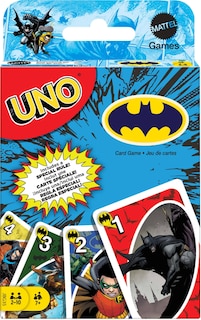 Foto 1 | Juego De Cartas Mattel Games Uno Batman Comics Para Niños Y Adultos - Venta Internacional.