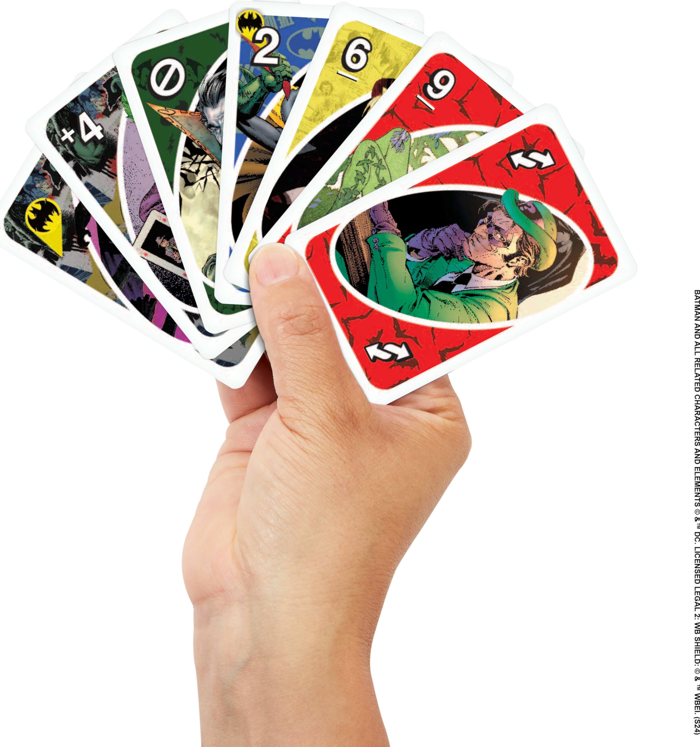 Foto 3 pulgar | Juego De Cartas Mattel Games Uno Batman Comics Para Niños Y Adultos - Venta Internacional.