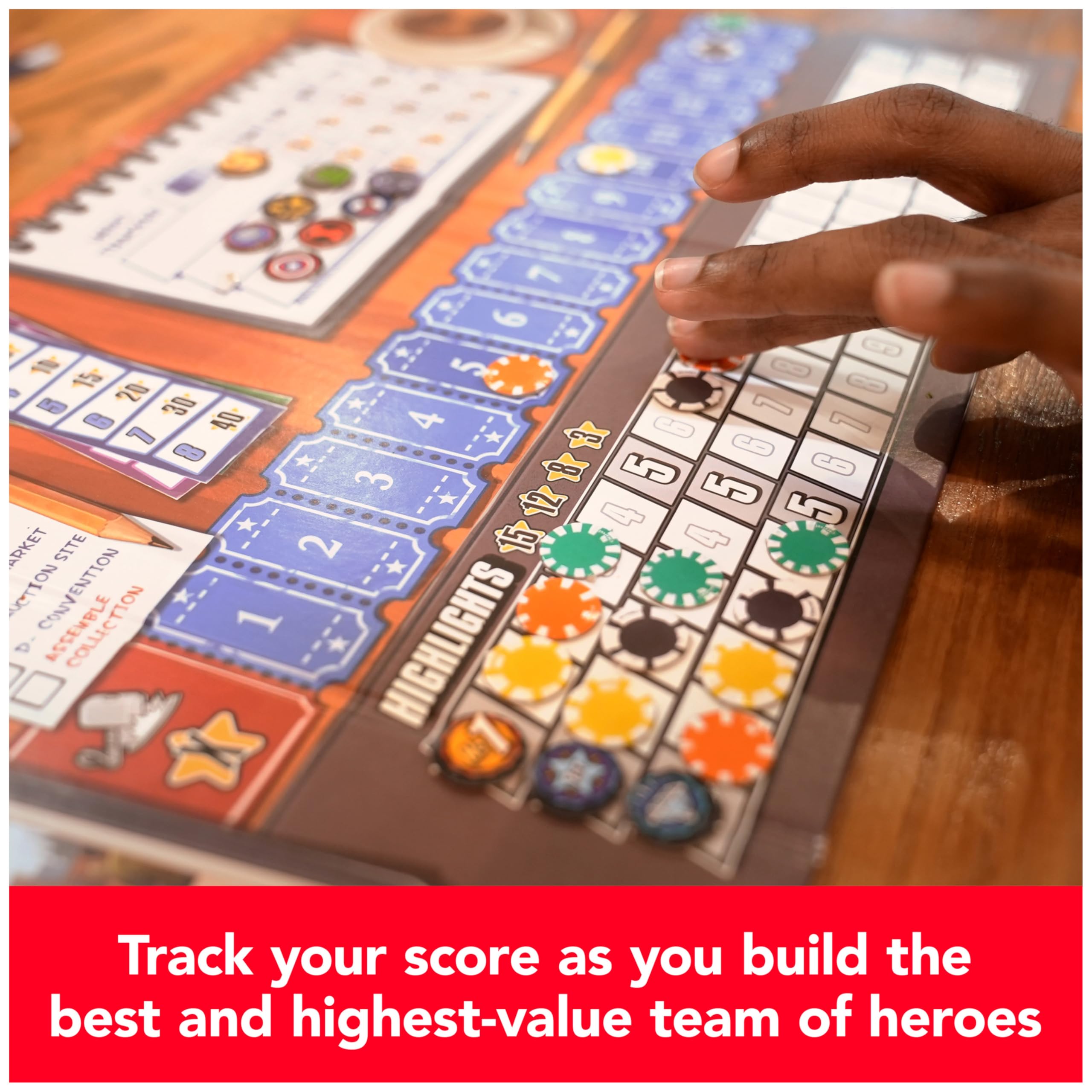 Foto 5 pulgar | Juego De Cartas Spin Master Games Marvel Comic Hunters 14+ - Venta Internacional.