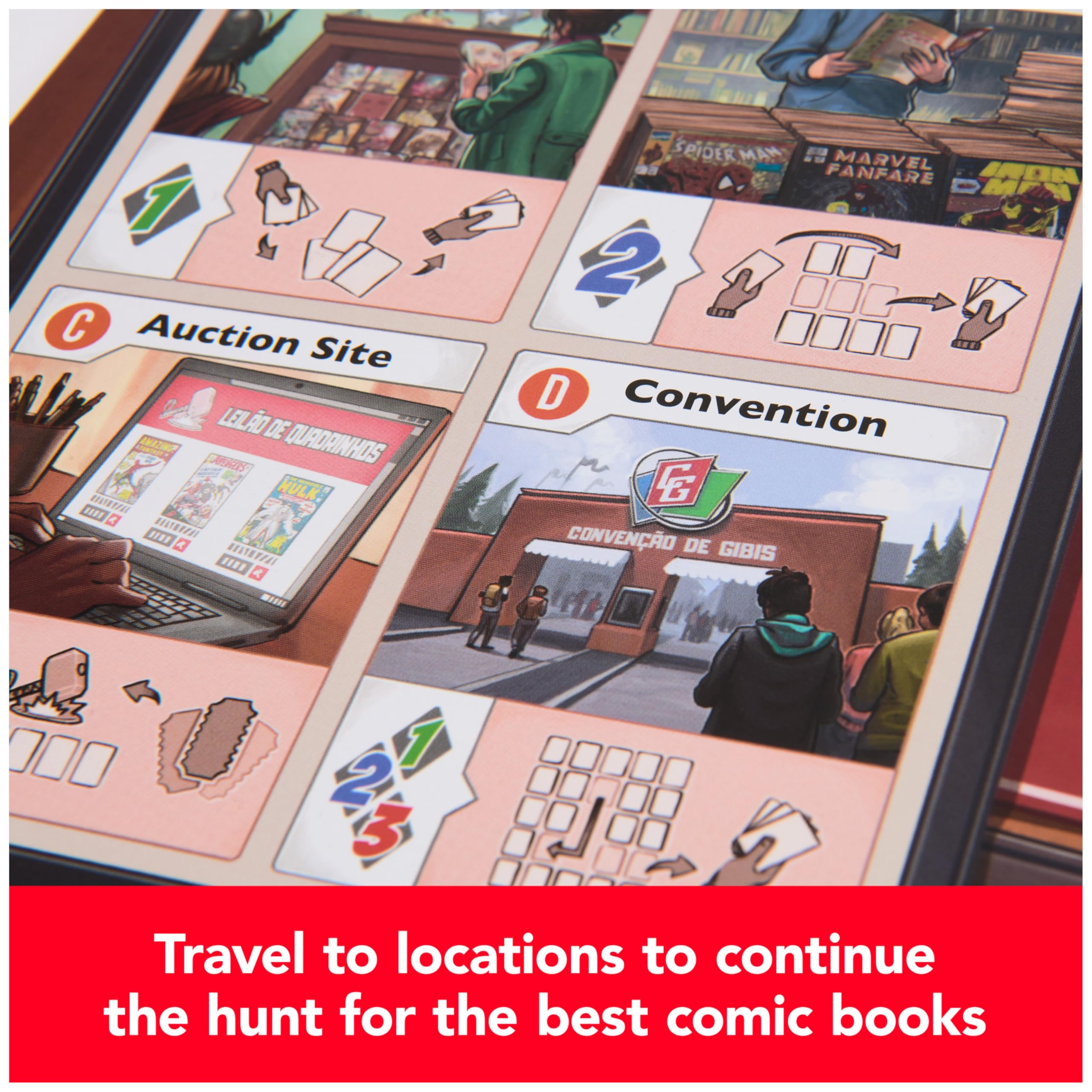 Foto 6 pulgar | Juego De Cartas Spin Master Games Marvel Comic Hunters 14+ - Venta Internacional.