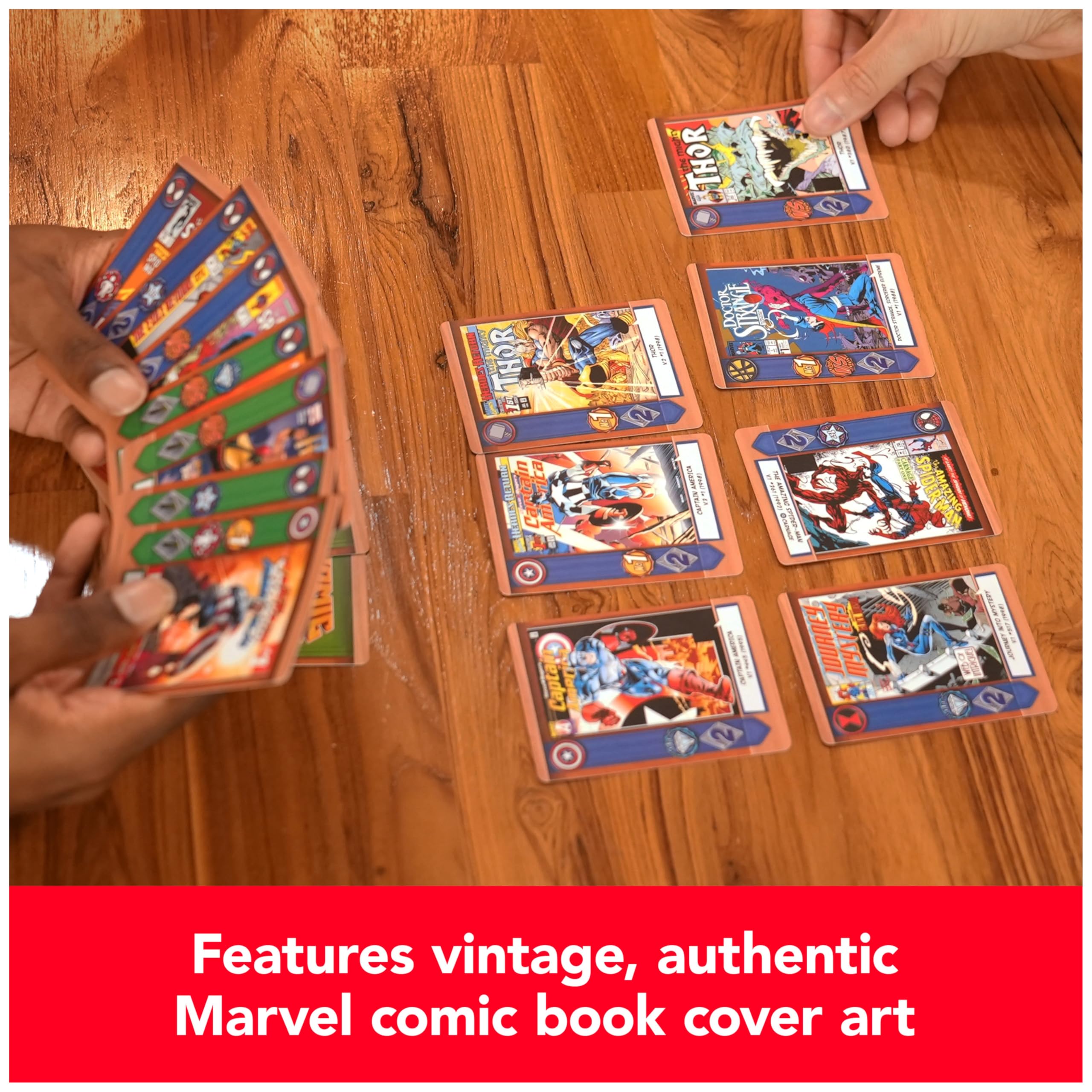 Foto 7 pulgar | Juego De Cartas Spin Master Games Marvel Comic Hunters 14+ - Venta Internacional.