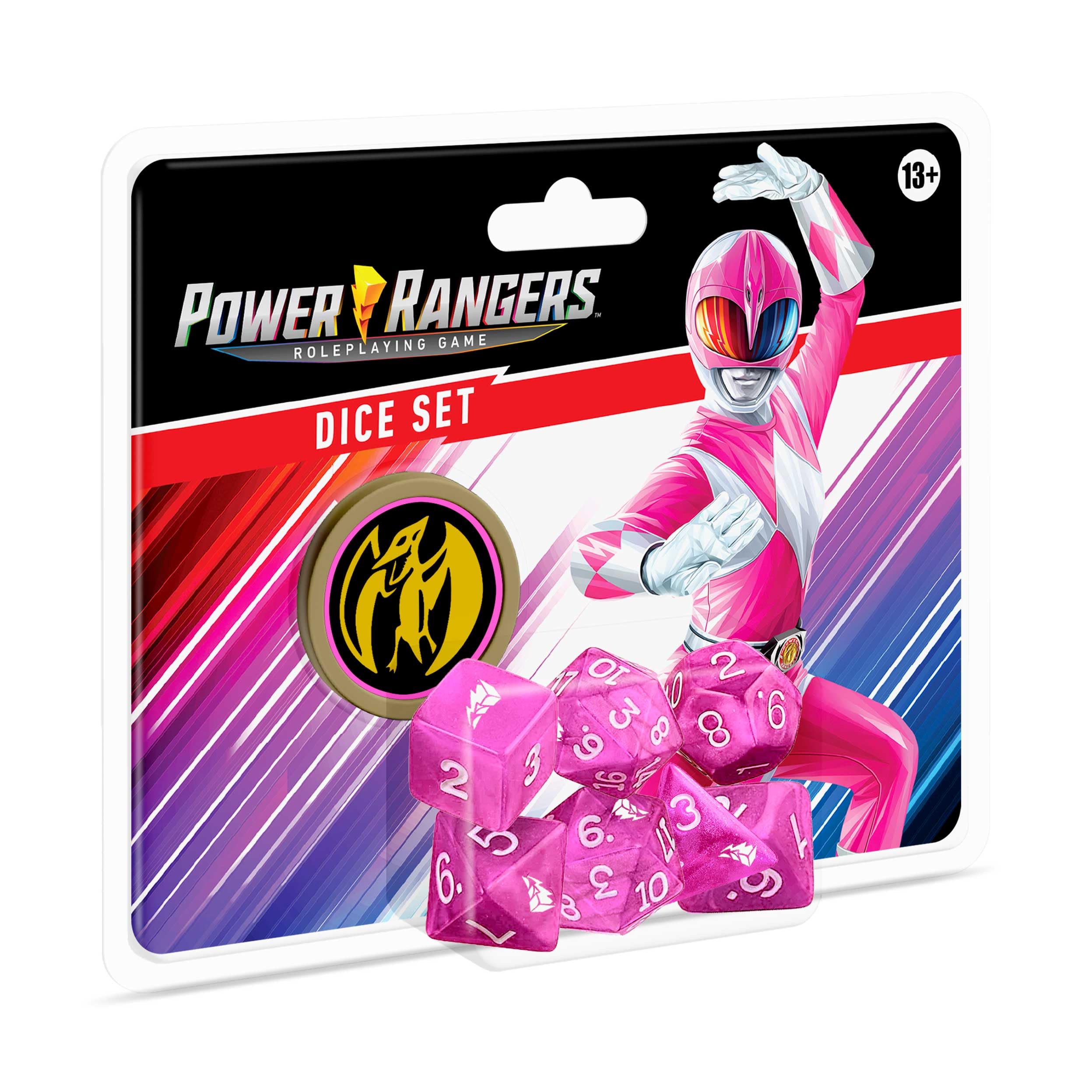 Foto 2 pulgar | Juego De Rol Dice Set Renegade Game Studios Rangers, Color Rosa - Venta Internacional.
