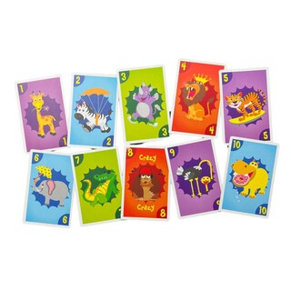 Foto 4 | Juego De Cartas University Games Crazy 8s Jumbo Size Para Niños Mayores De 4 Años - Venta Internacional.