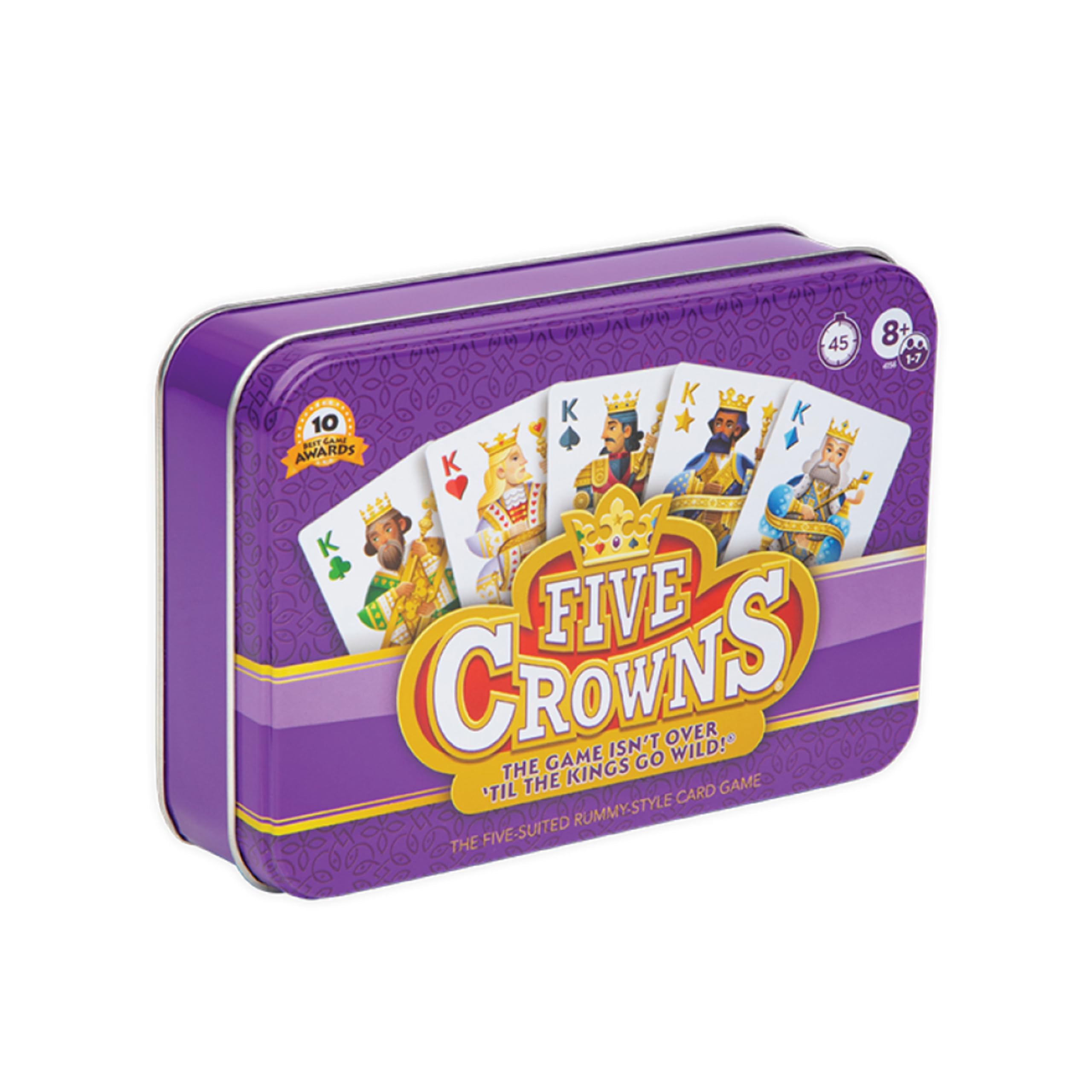 Juego De Cartas Playmonster Five Crowns Collectible Tin Kids 8+ - Venta Internacional.