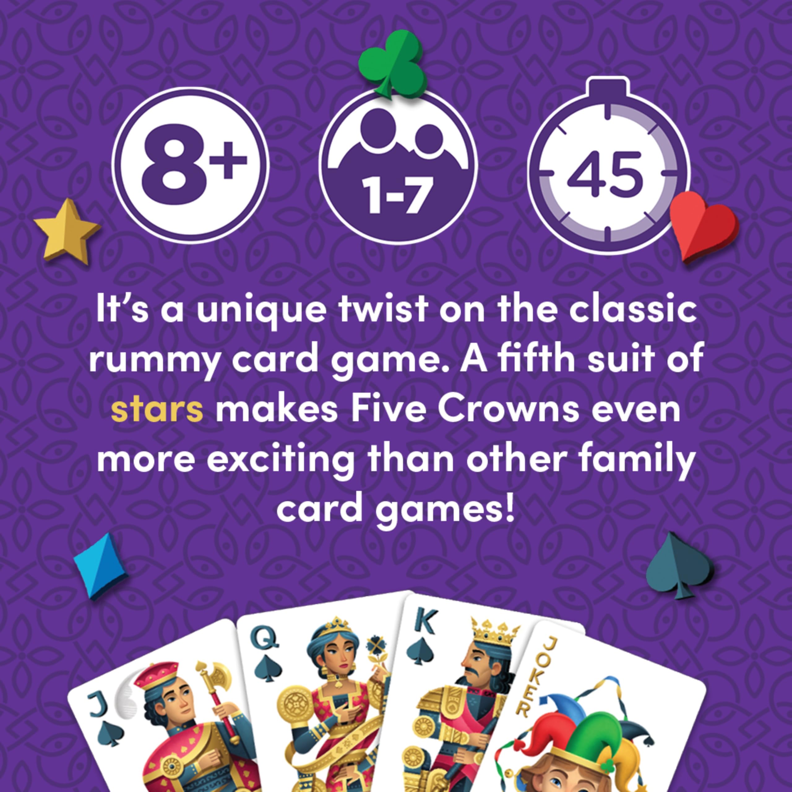 Foto 4 pulgar | Juego De Cartas Playmonster Five Crowns Collectible Tin Kids 8+ - Venta Internacional.