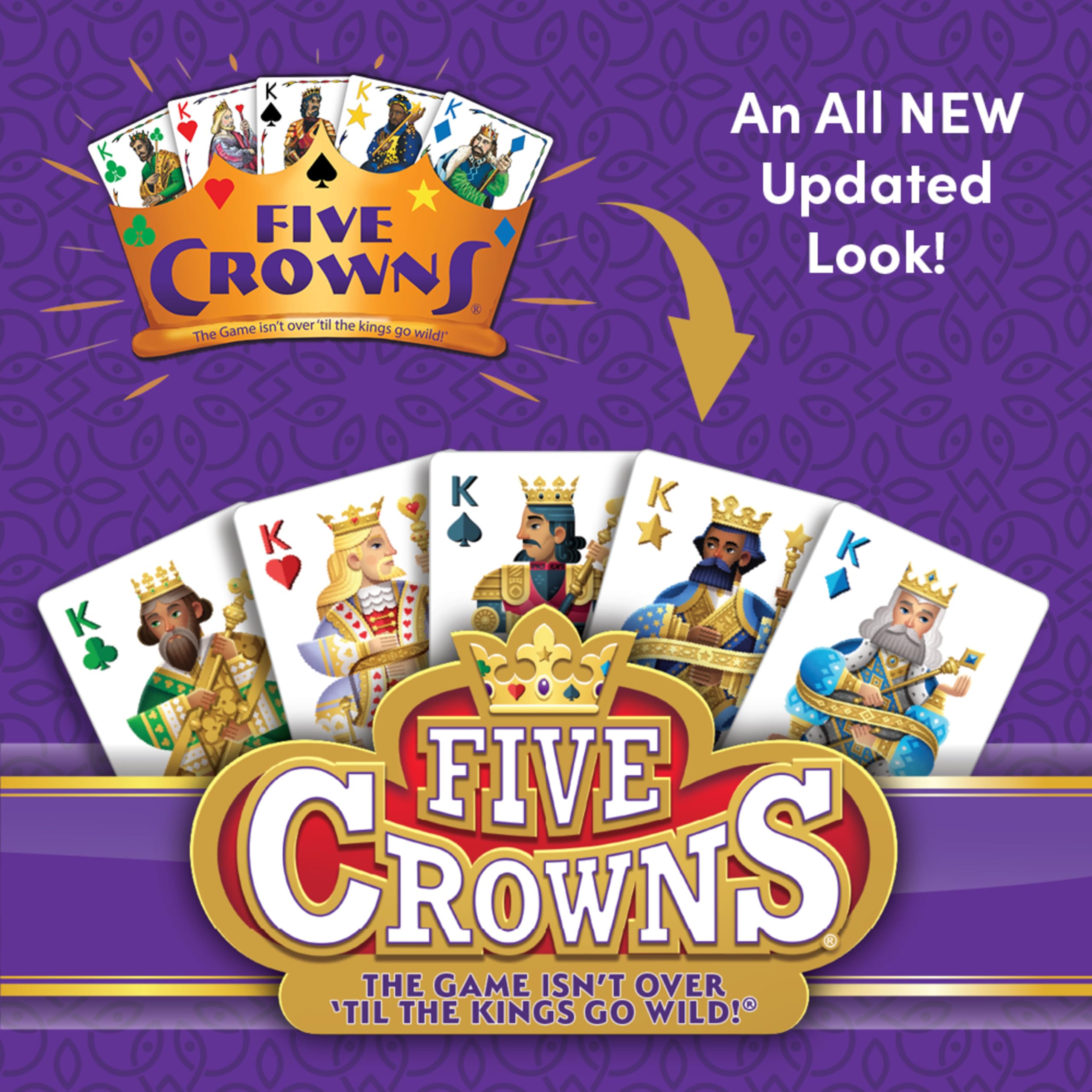 Foto 5 | Juego De Cartas Playmonster Five Crowns Collectible Tin Kids 8+ - Venta Internacional.