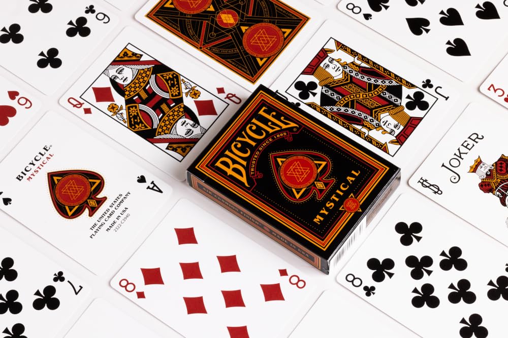 Foto 3 pulgar | Juego De Cartas Bicycle Mystic Magical Poker Talla Premium - Venta Internacional.