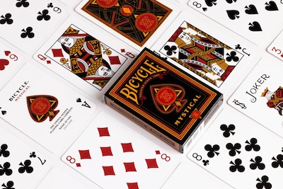 Foto 2 | Juego De Cartas Bicycle Mystic Magical Poker Talla Premium - Venta Internacional.
