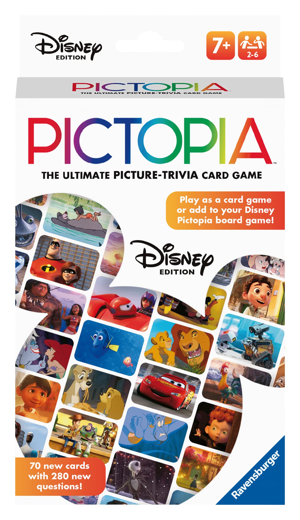 Foto 3 pulgar | Juego De Cartas Ravensburger Disney World Of Disney Pictopia - Venta Internacional.