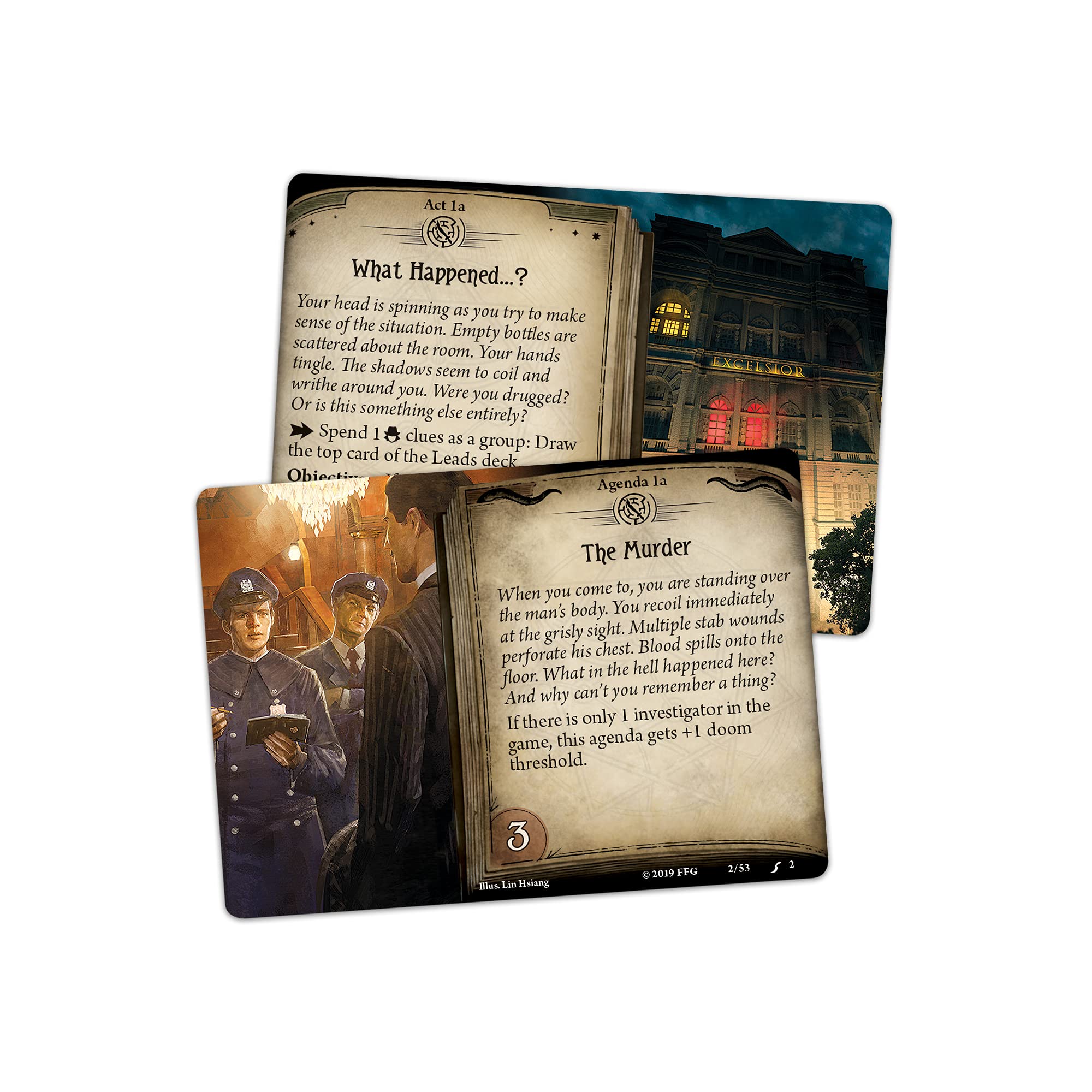 Foto 4 pulgar | Paquete De Escenarios Arkham Horror El Juego De Cartas Murder Excelsior - Venta Internacional.