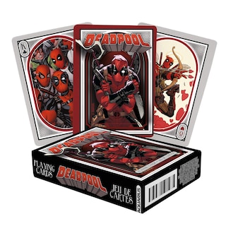 Foto 1 | Juego De Cartas Aquarius Con Temática De Póker De Marvel Deadpool - Venta Internacional.