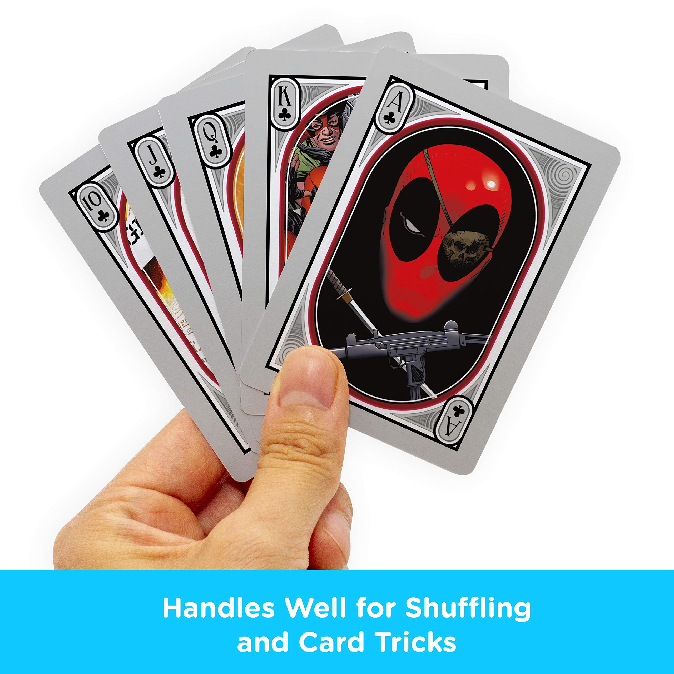 Foto 5 pulgar | Juego De Cartas Aquarius Con Temática De Póker De Marvel Deadpool - Venta Internacional.