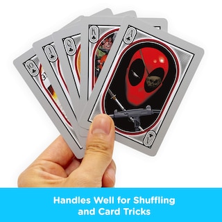 Foto 4 | Juego De Cartas Aquarius Con Temática De Póker De Marvel Deadpool - Venta Internacional.