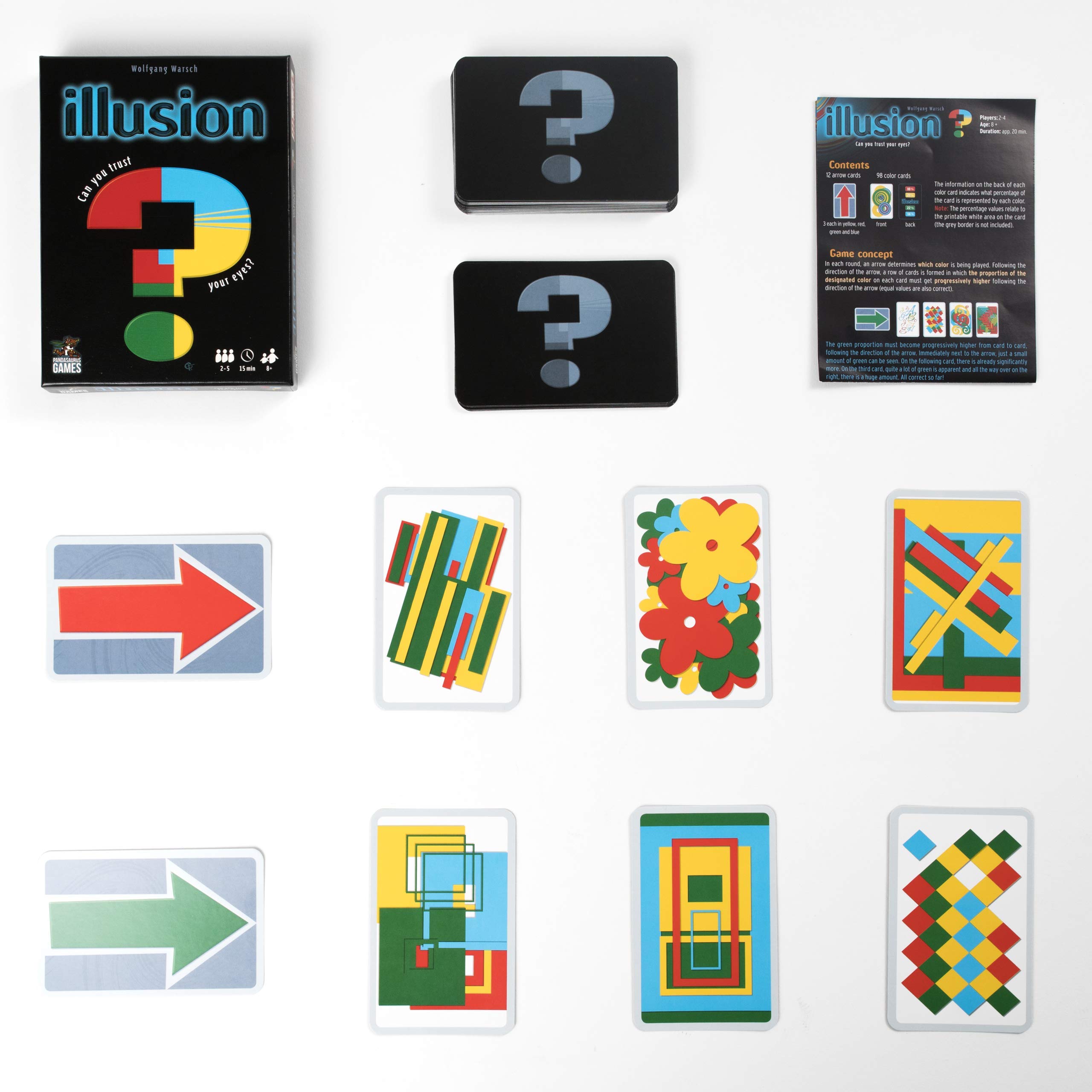 Foto 2 | Juego De Cartas Pandasaurus Games Illusion Para 2-5 Jugadores - Venta Internacional.