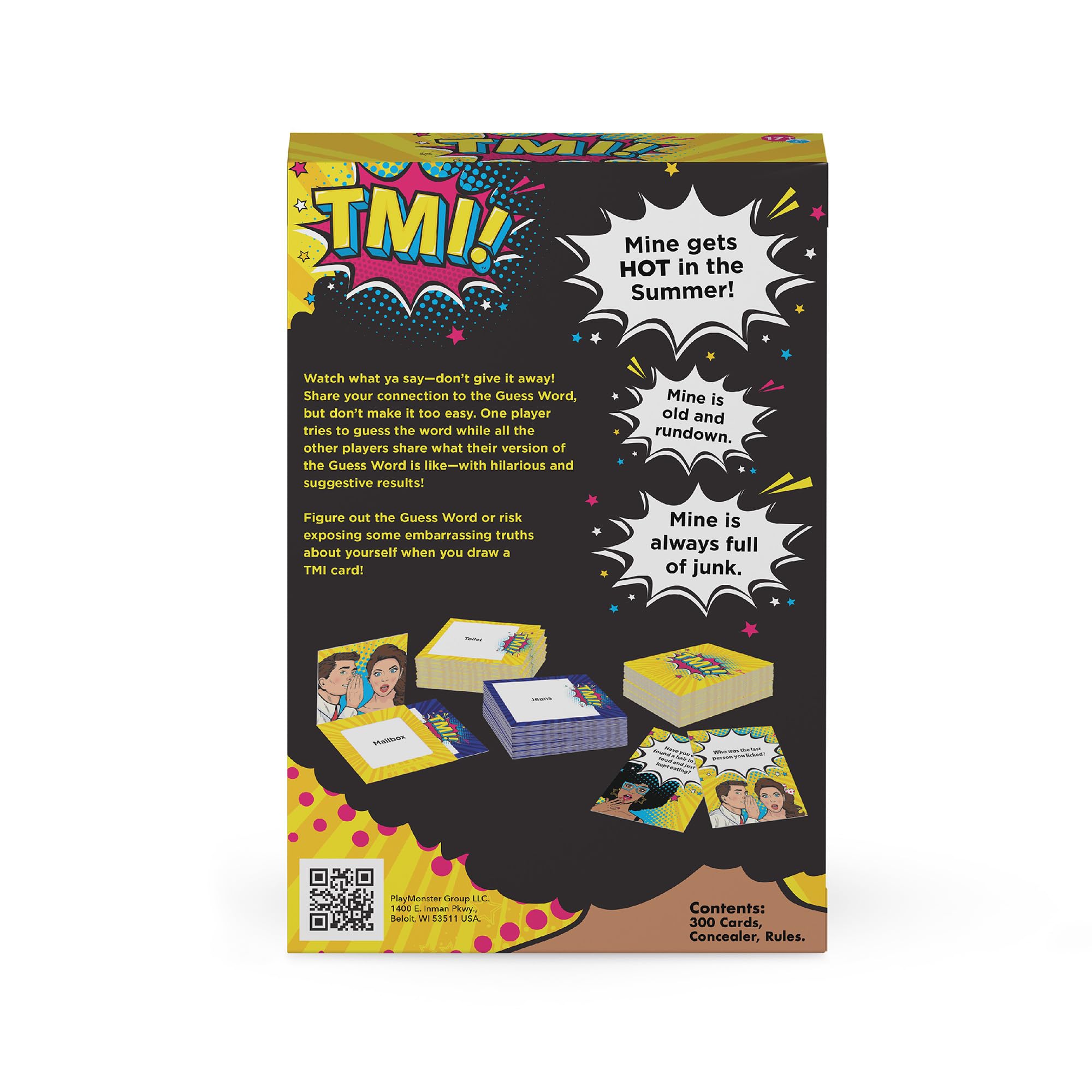 Foto 5 | Juego De Cartas Para Fiestas Playmonster Tmi Don't Go There 17+ Years - Venta Internacional.