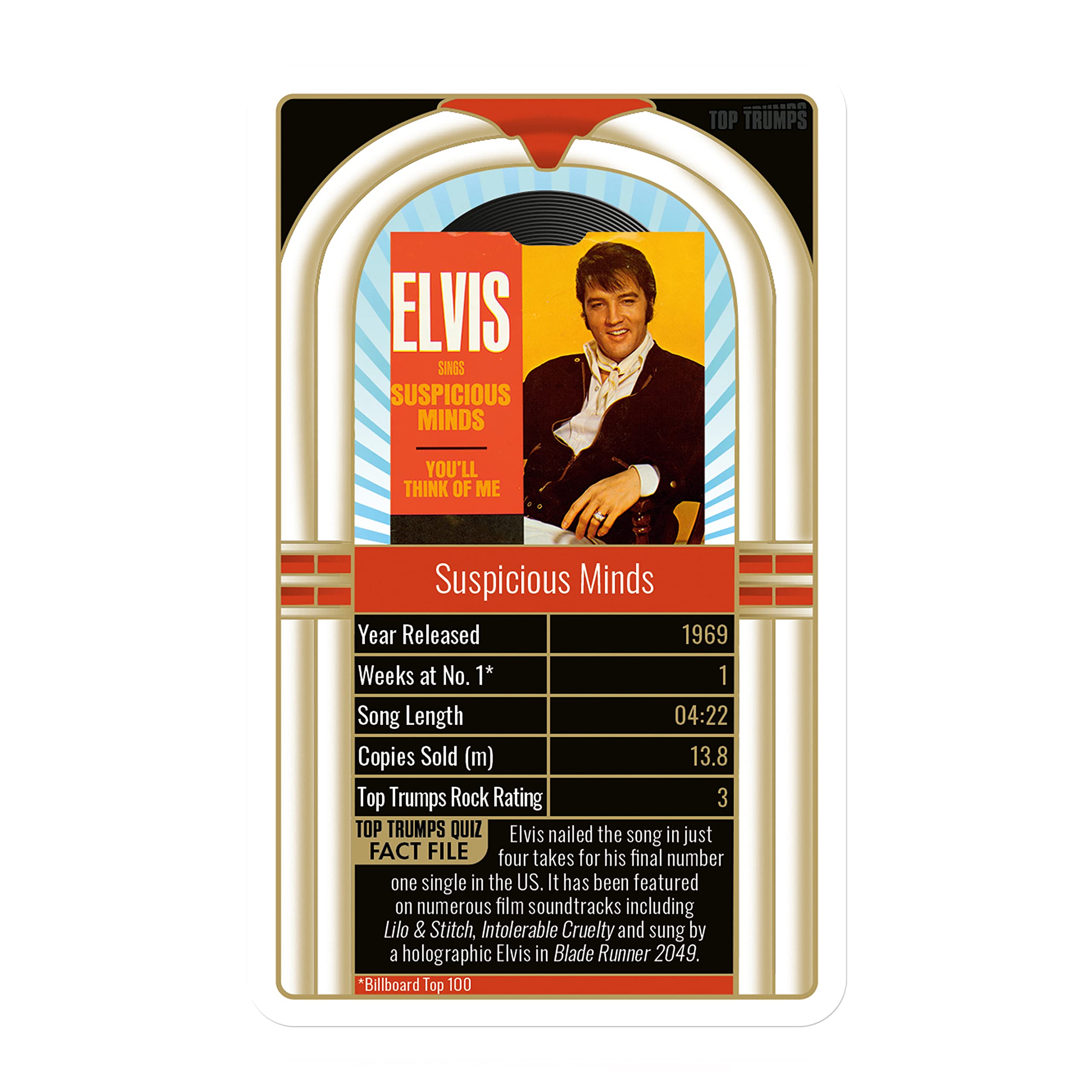 Foto 6 pulgar | Card Game Top Triunfa Sobre Los 30 Mejores Sencillos De Elvis Presley - Venta Internacional.