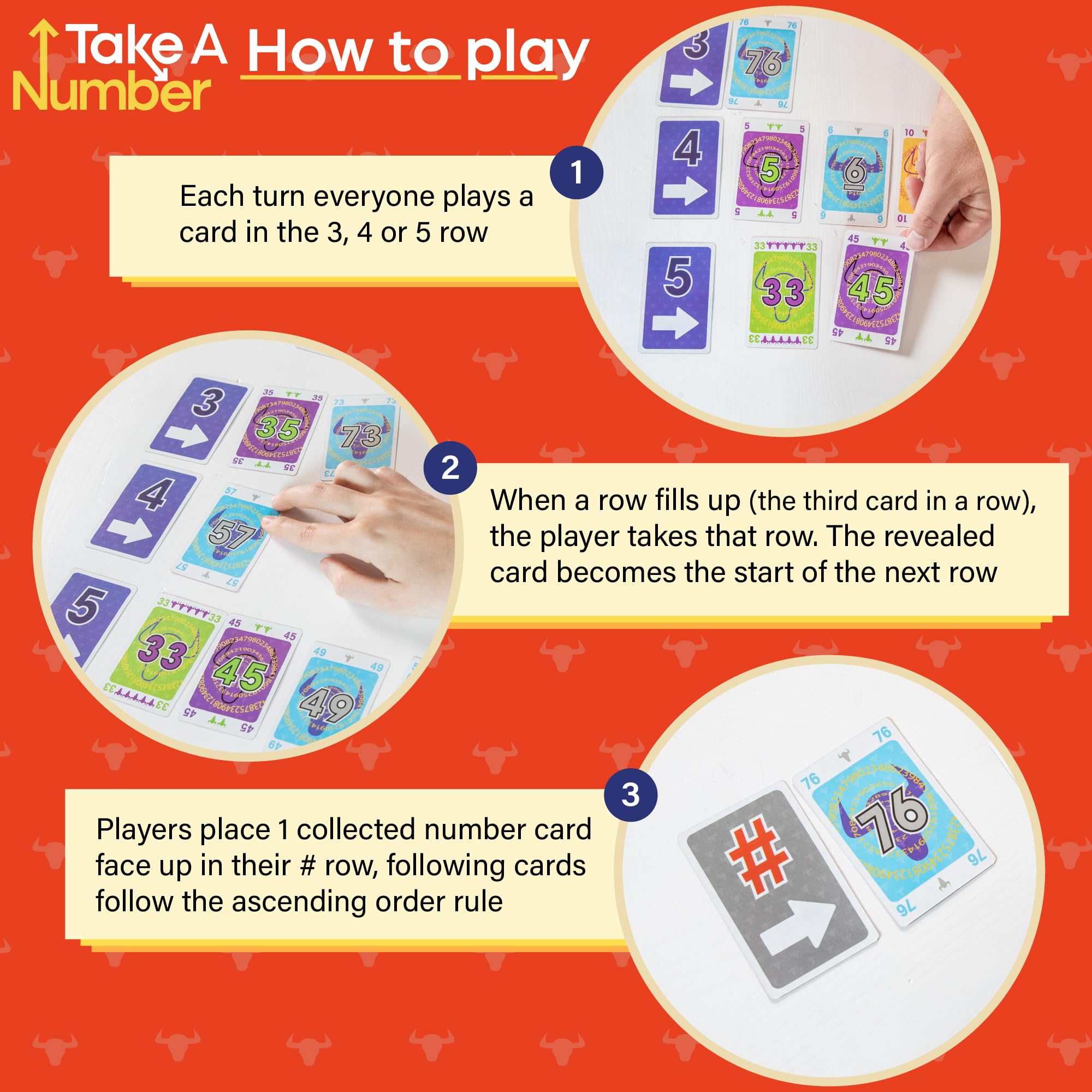 Foto 5 pulgar | Juego De Cartas Amigo Games Take 5 & Take A Number Para Niños Mayores De 8 Años - Venta Internacional.