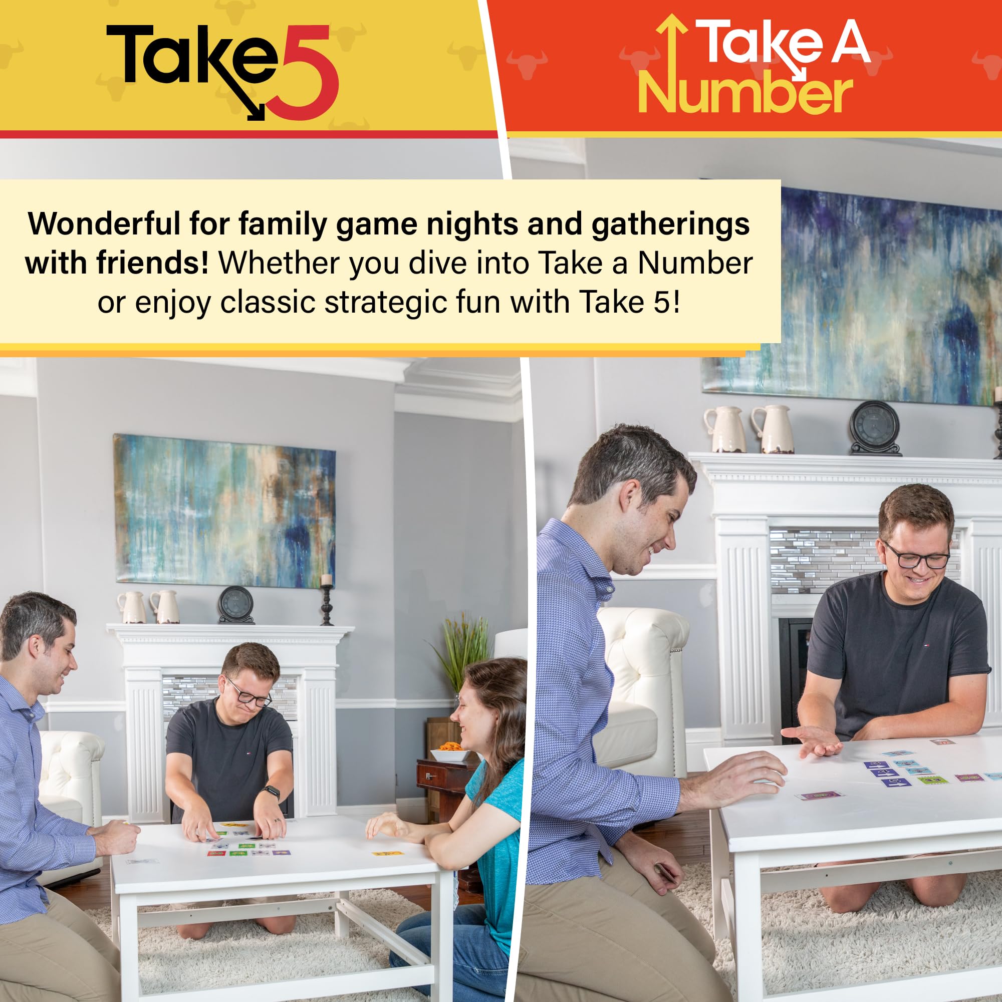 Foto 5 | Juego De Cartas Amigo Games Take 5 & Take A Number Para Niños Mayores De 8 Años - Venta Internacional.