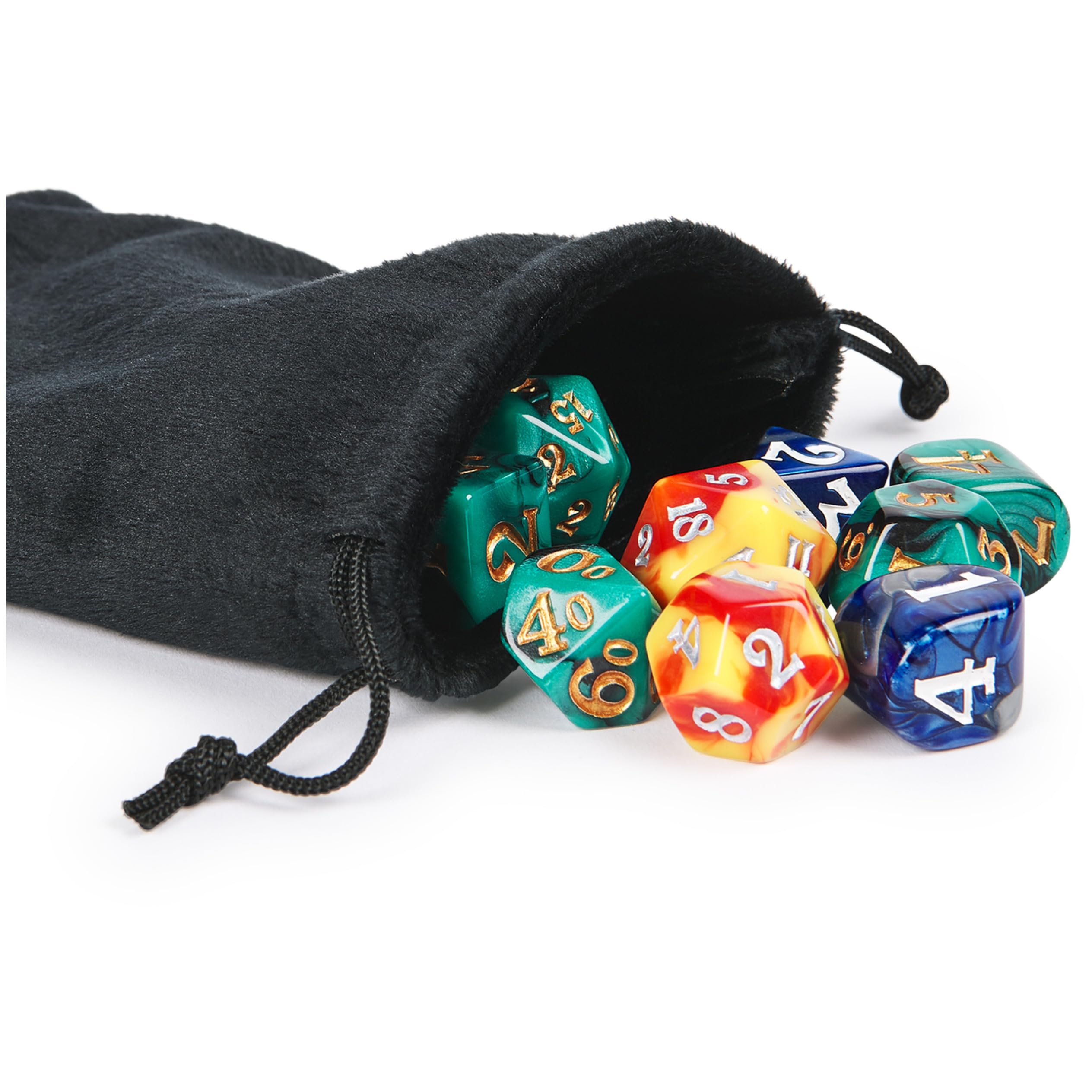 Foto 3 pulgar | Set De Dados Campaign Polyhedron Con Bolsa De Almacenamiento Y Bandeja Para Dados - Venta Internacional.