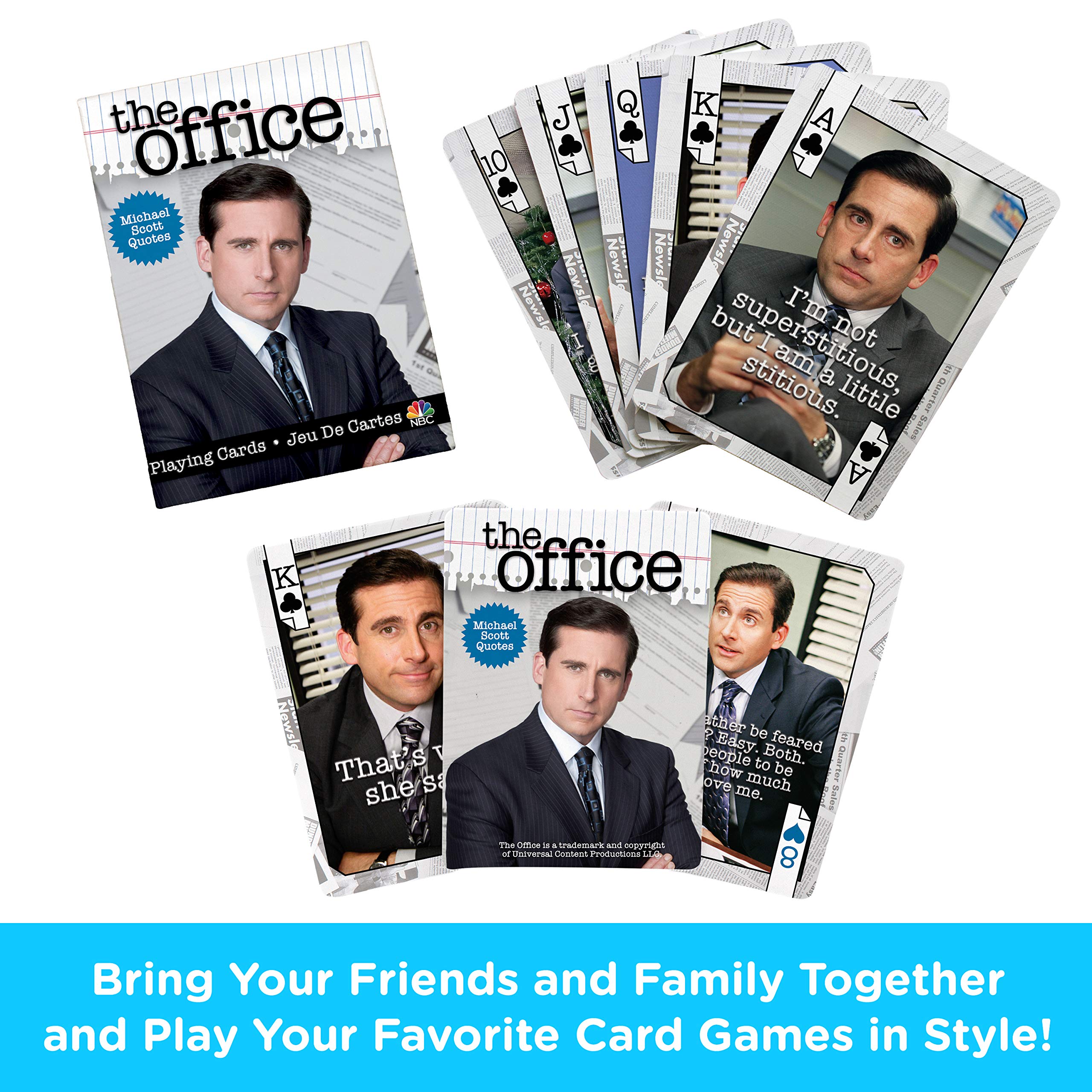 Foto 2 | Baraja De Cartas Aquarius The Office Michael Quotes - Venta Internacional.