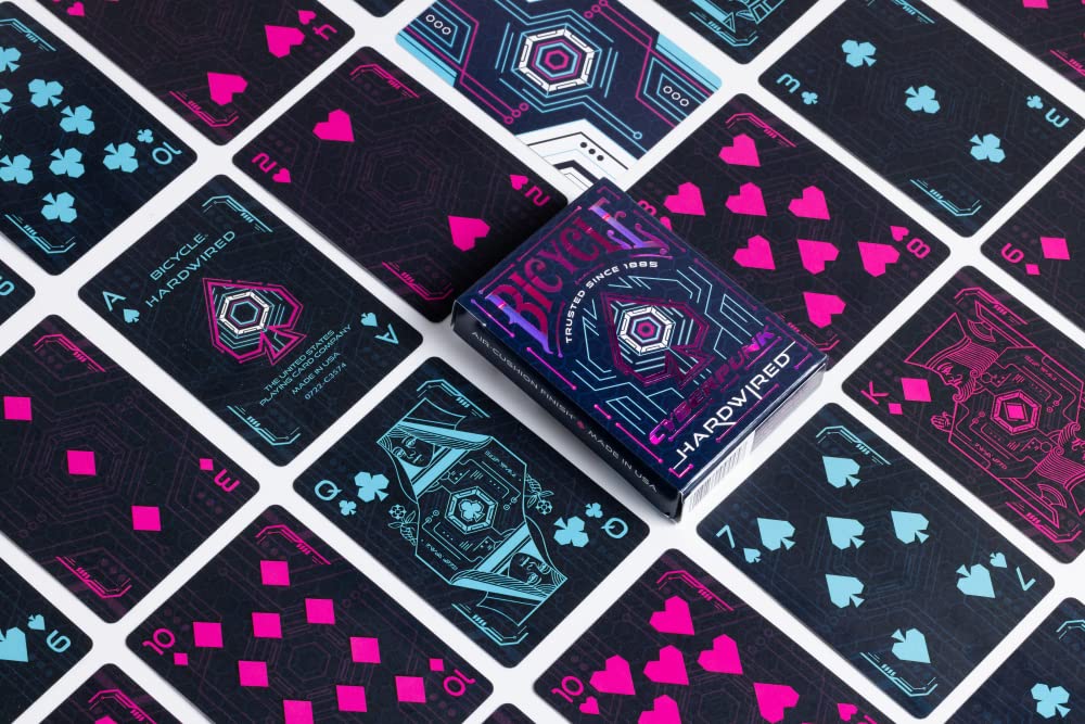 Foto 3 pulgar | Juego De Cartas Para Bicicleta, Cyberpunk Hardwired Premium, 1 Mazo - Venta Internacional.