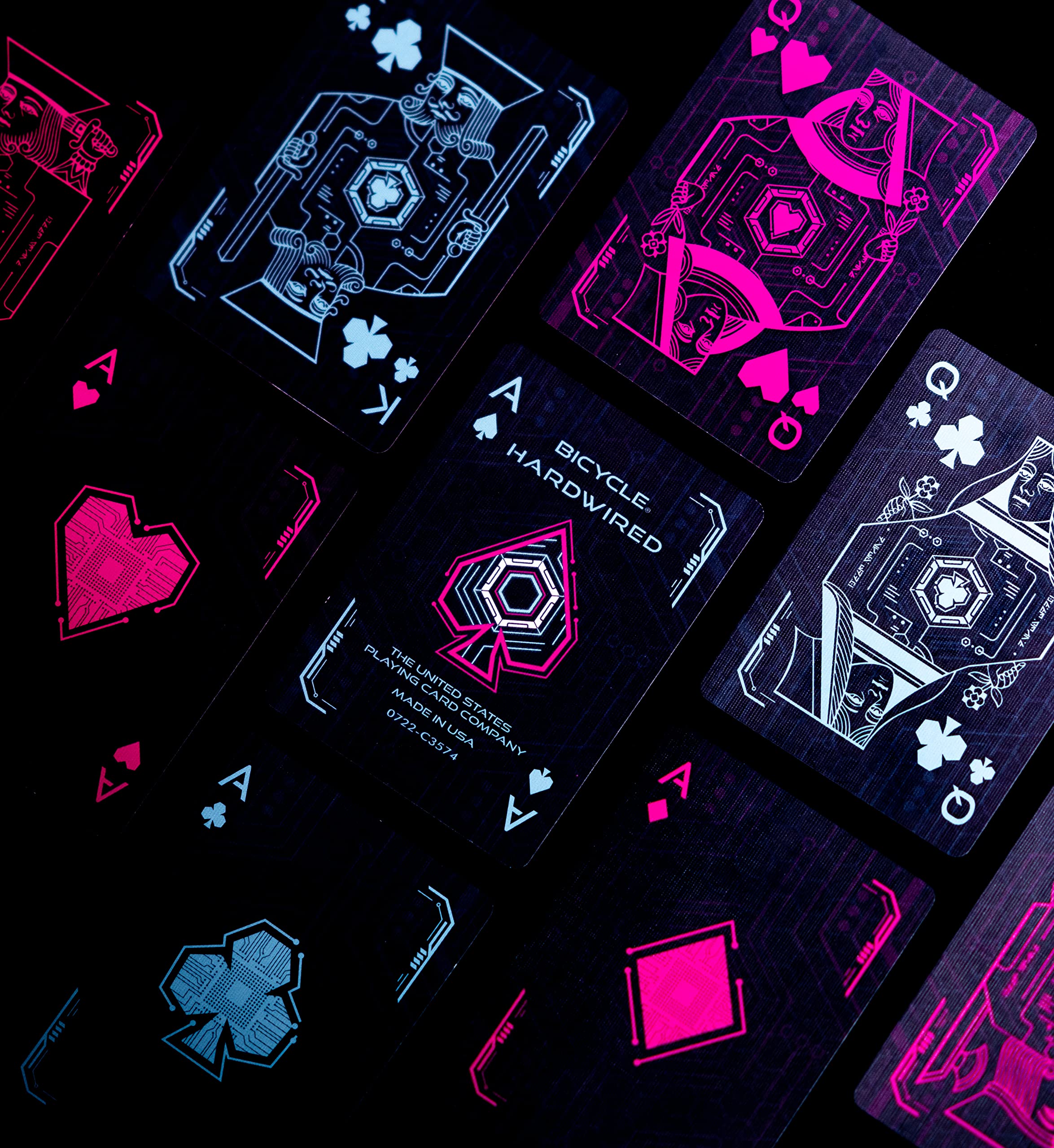 Foto 5 pulgar | Juego De Cartas Para Bicicleta, Cyberpunk Hardwired Premium, 1 Mazo - Venta Internacional.
