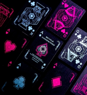 Foto 4 | Juego De Cartas Para Bicicleta, Cyberpunk Hardwired Premium, 1 Mazo - Venta Internacional.