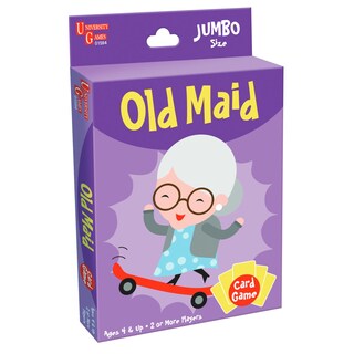 Foto 1 | Juego De Cartas University Games Old Maid Jumbo Size Kids 4+ - Venta Internacional.