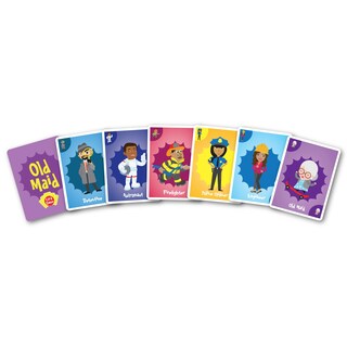 Foto 3 | Juego De Cartas University Games Old Maid Jumbo Size Kids 4+ - Venta Internacional.