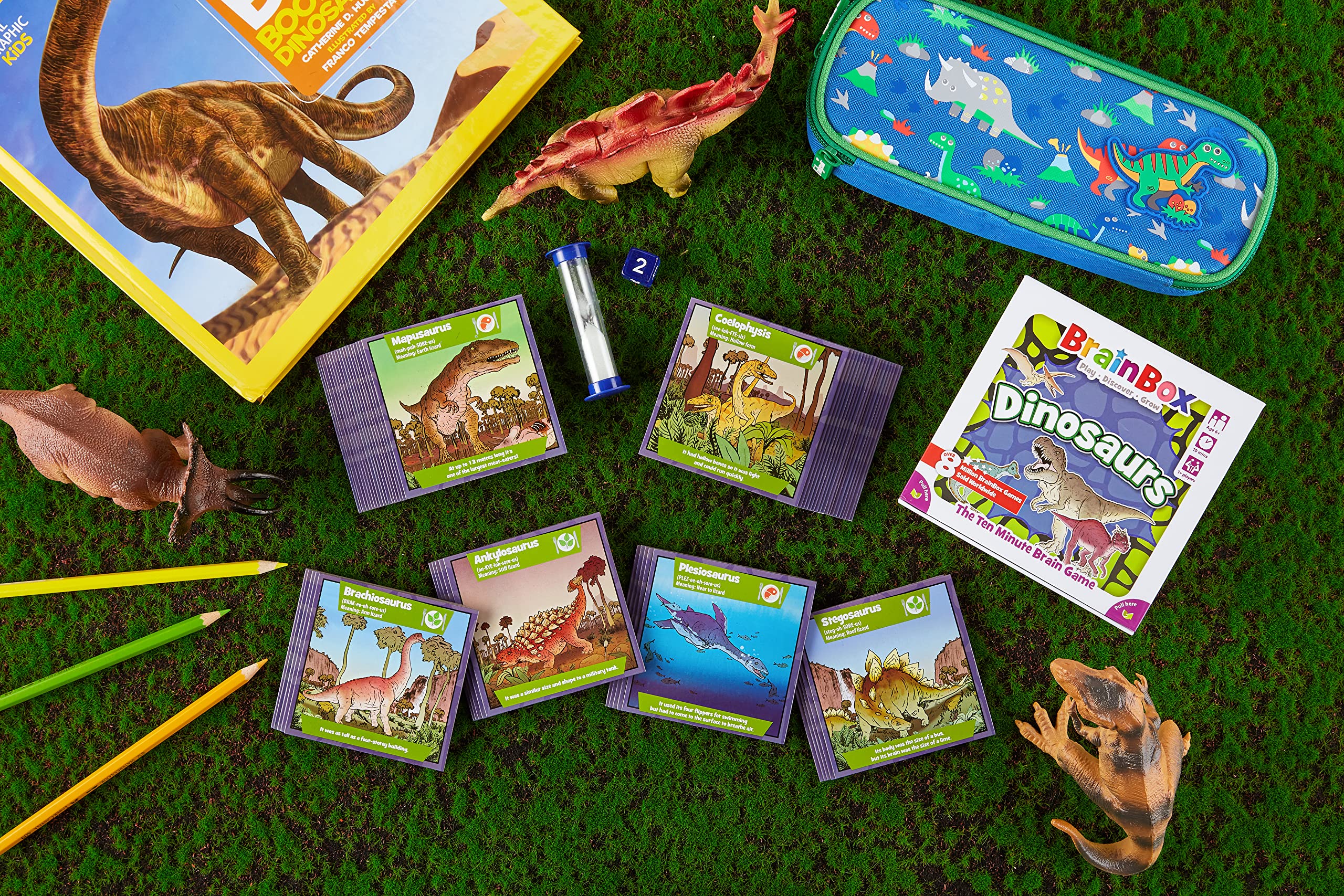Foto 7 pulgar | Juego De Cartas Brainbox Dinosaurs Memory & Observation Para Mayores De 8 Años - Venta Internacional.