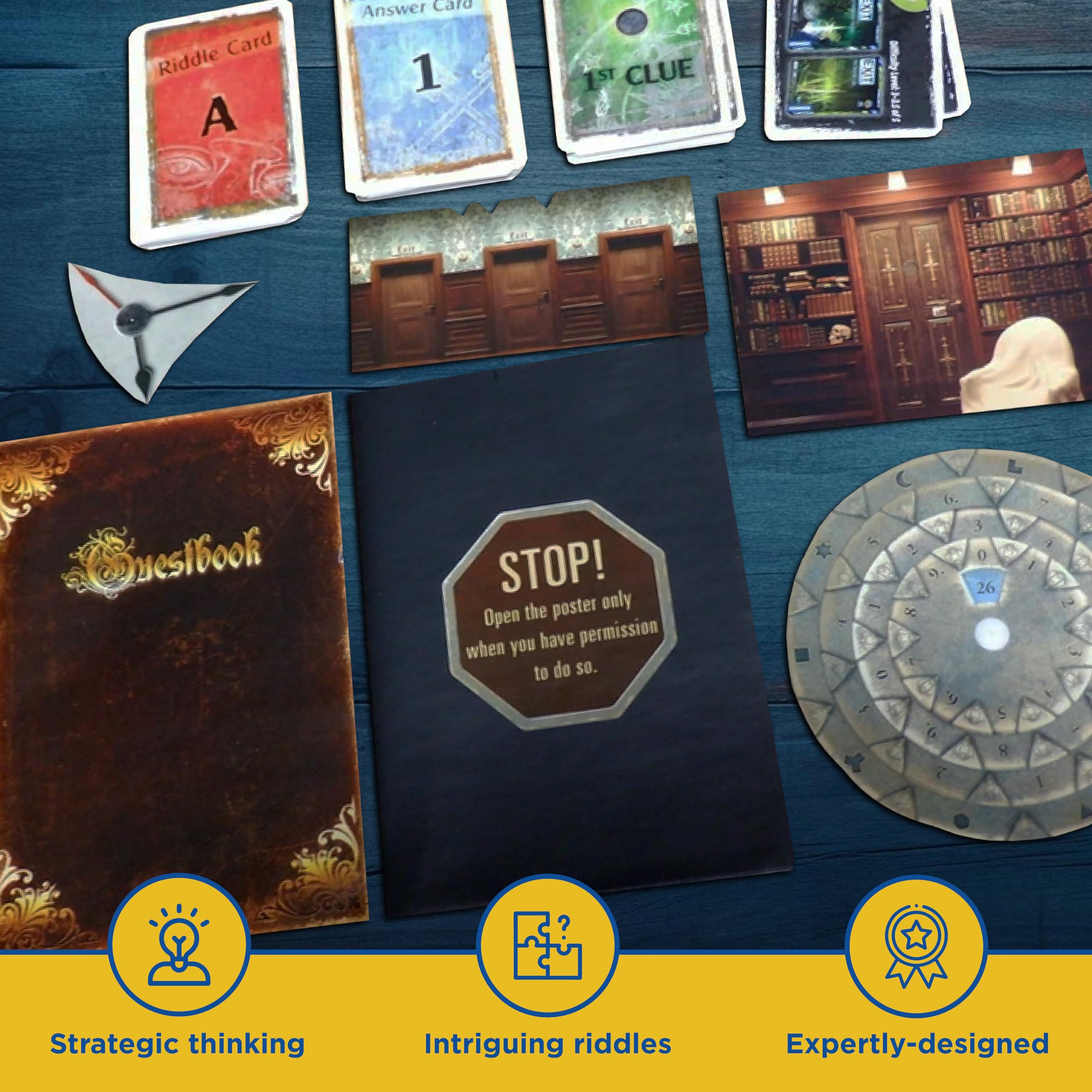 Foto 6 | Juego De Cartas Thames & Kosmos Exit: The Sinister Mansion - Venta Internacional.