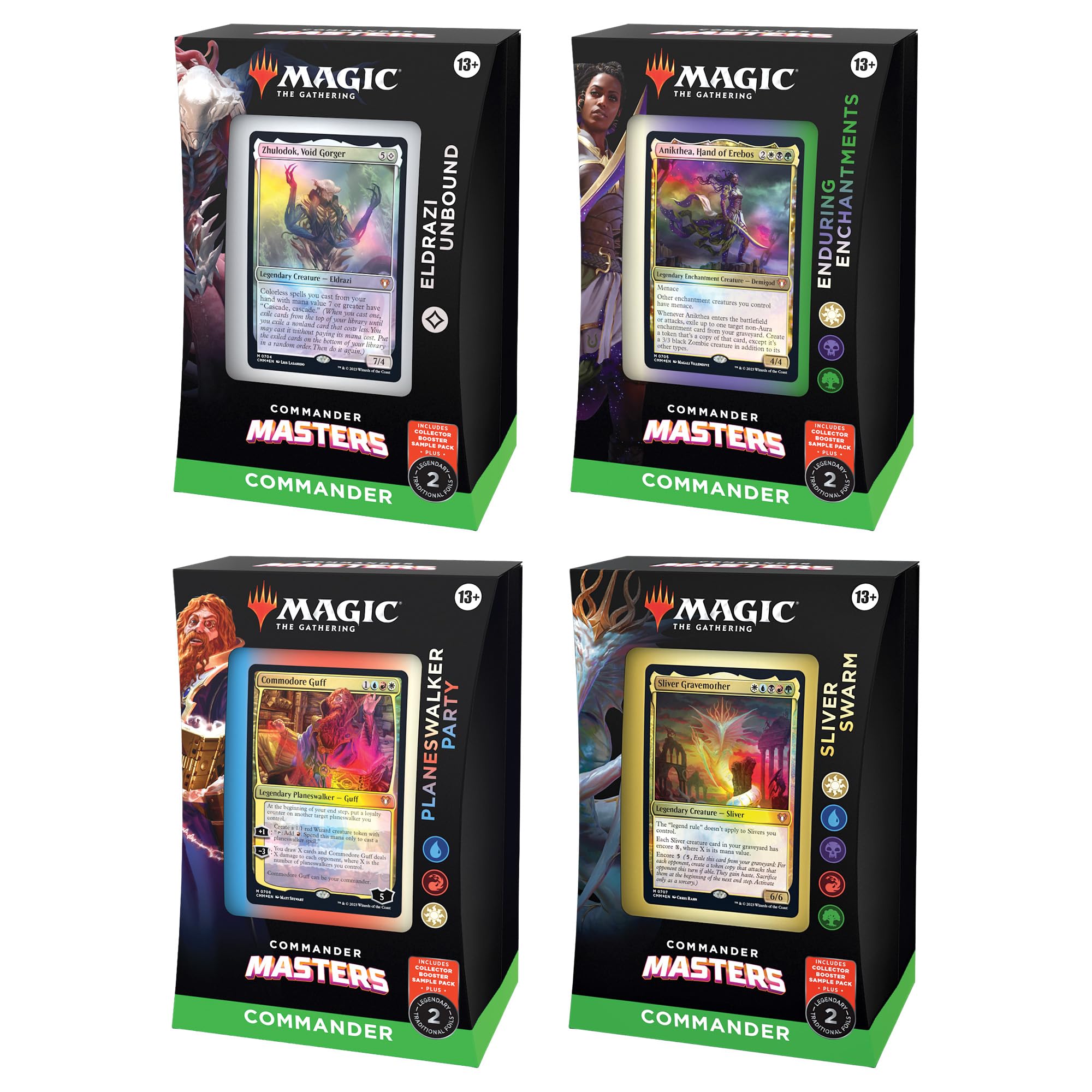 Foto 2 pulgar | Juego De Cartas Magic The Gathering Commander Masters Bundle X4 - Venta Internacional.