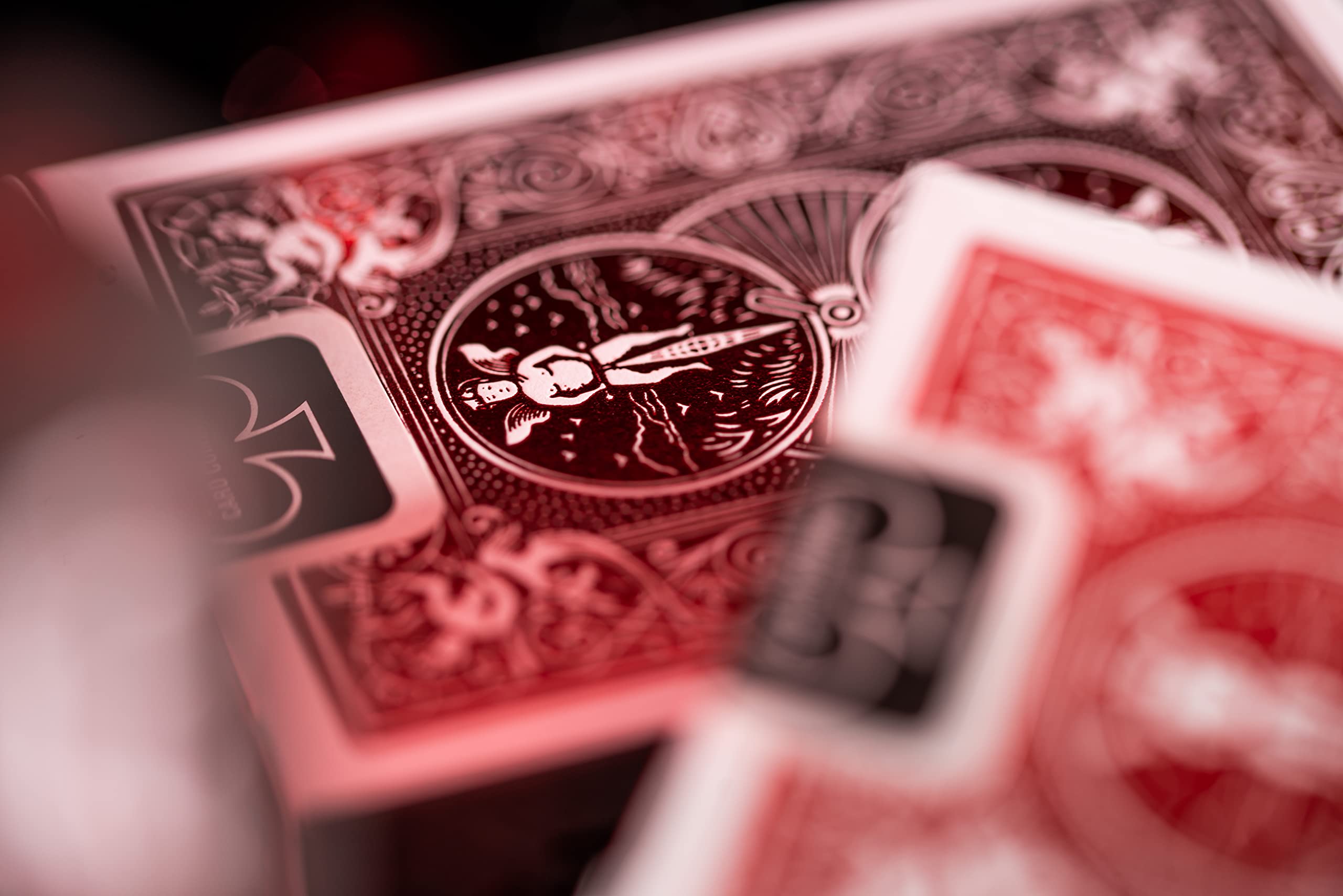 Foto 7 pulgar | Juego De Cartas Para Bicicleta Metalluxe, Color Rojo, Embalaje Premium - Venta Internacional.