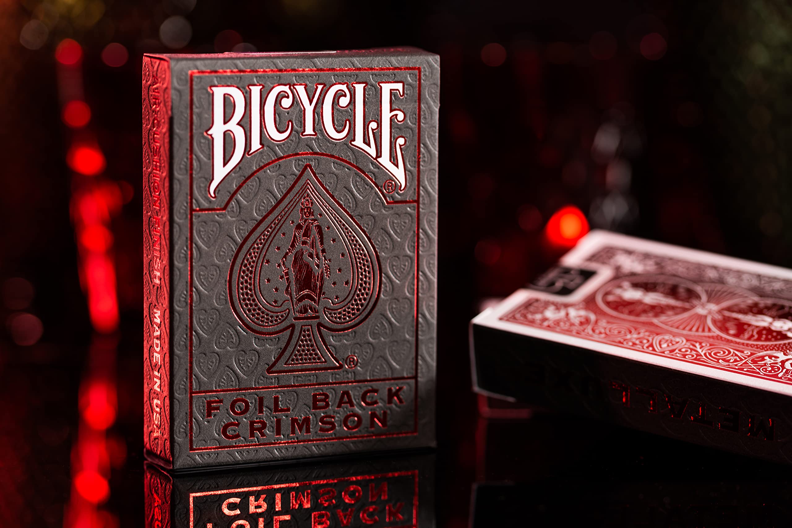 Foto 8 pulgar | Juego De Cartas Para Bicicleta Metalluxe, Color Rojo, Embalaje Premium - Venta Internacional.