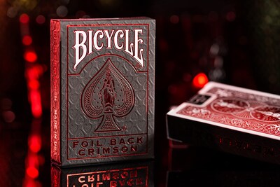 Foto 7 | Juego De Cartas Para Bicicleta Metalluxe, Color Rojo, Embalaje Premium - Venta Internacional.