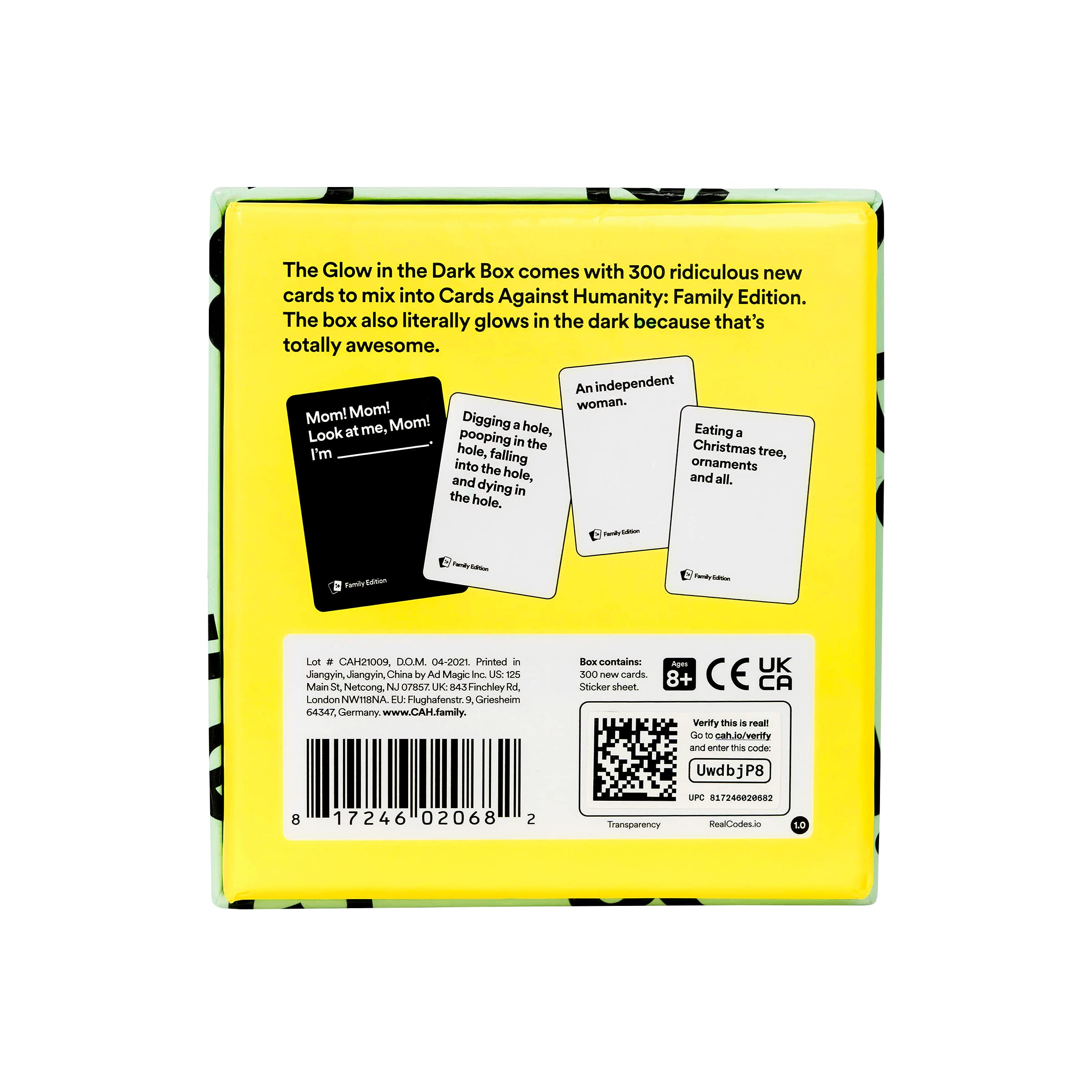 Foto 4 pulgar | Tarjetas De Juego Against Humanity Family Edition +300 Cartas - Venta Internacional.