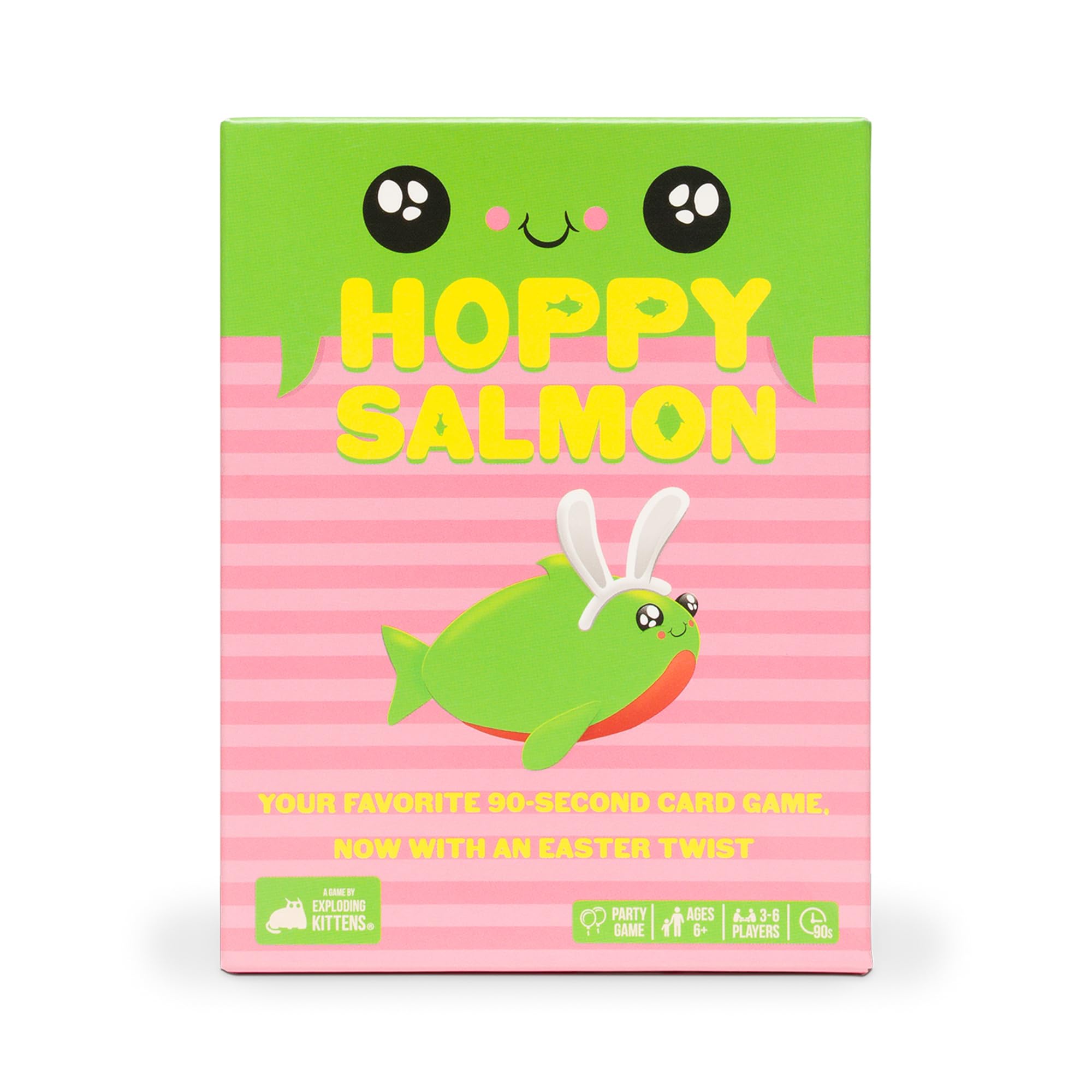 Juego De Cartas Exploding Kittens Hoppy Salmon Para 3 A 8 Jugadores De Más De 6 Años - Venta Internacional.