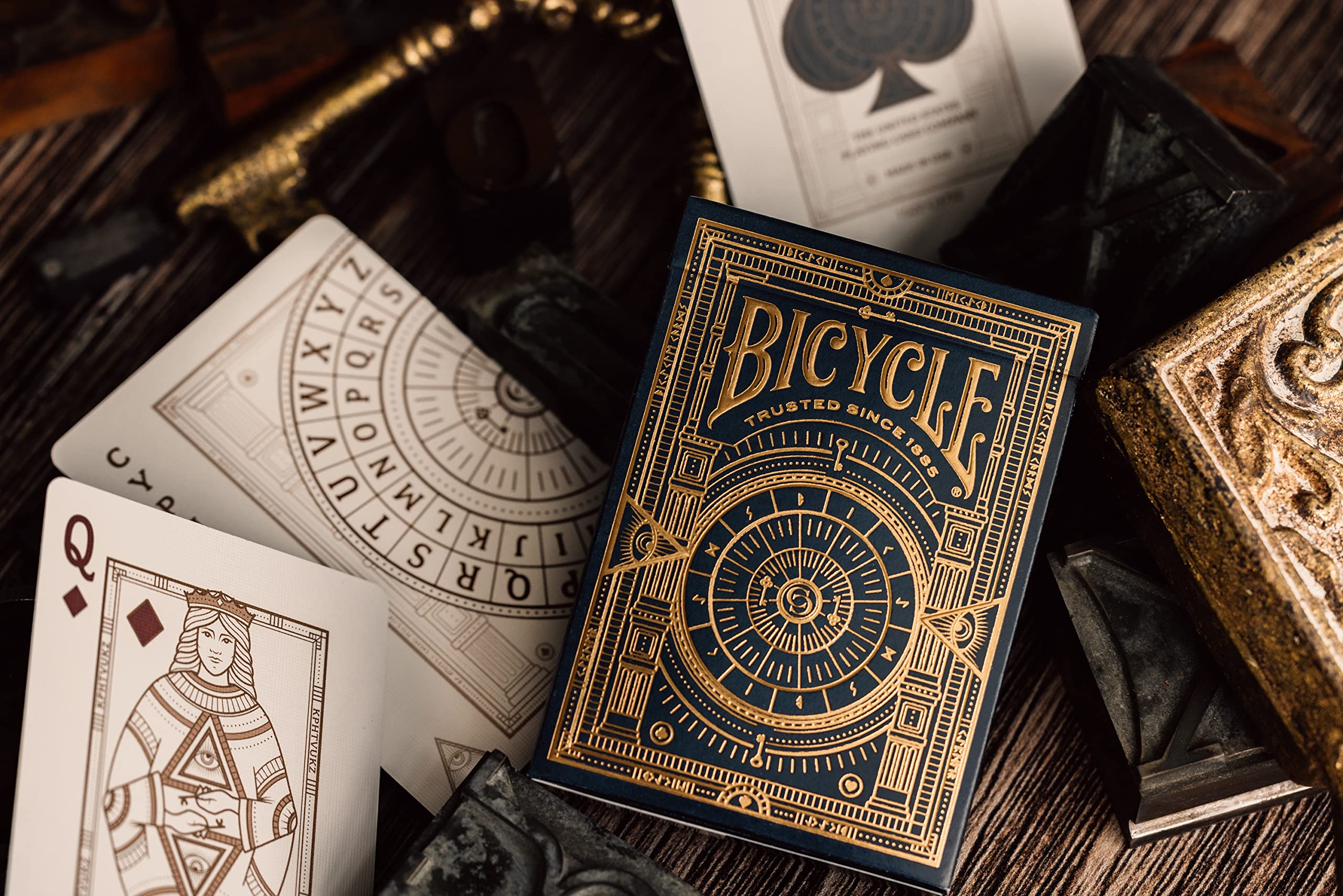 Foto 6 pulgar | Juego De Cartas Para Bicicleta Cypher Premium, Negro Con Lámina Dorada - Venta Internacional.