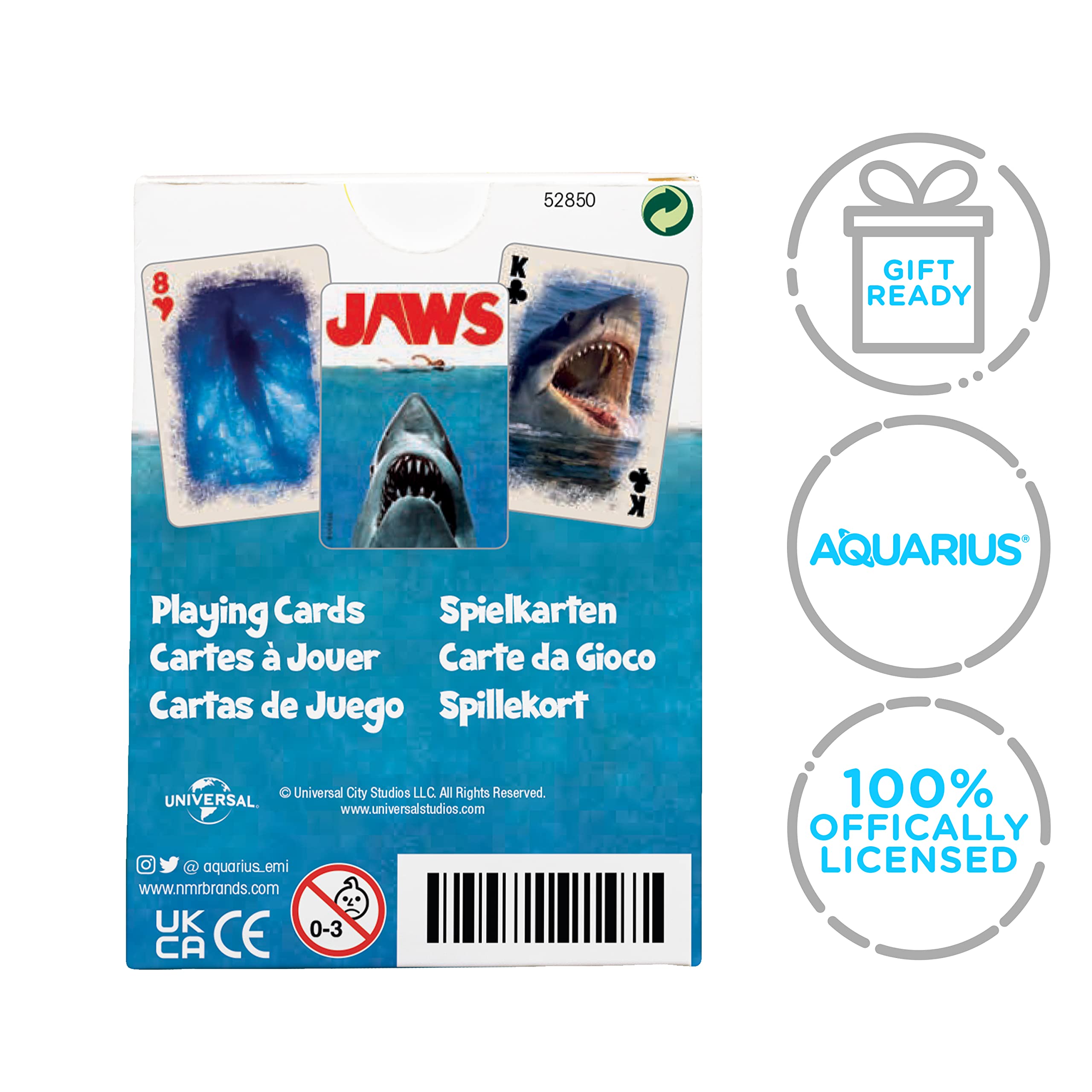 Foto 7 | Baraja De Cartas Con Temática De Aquarius Jaws - Venta Internacional.