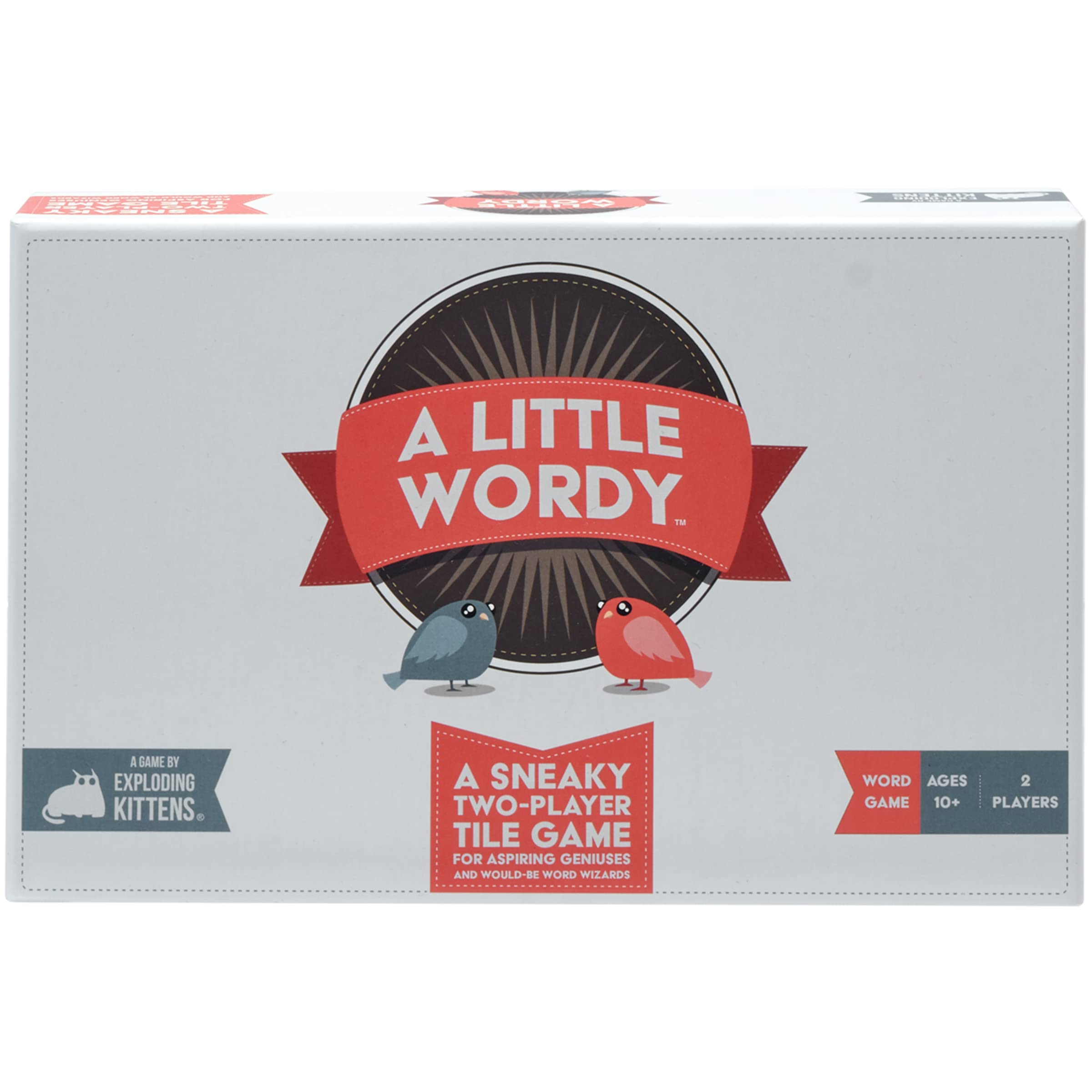Juego De Mesa Exploding Kittens A Little Wordy Para 2 Jugadores - Venta Internacional.