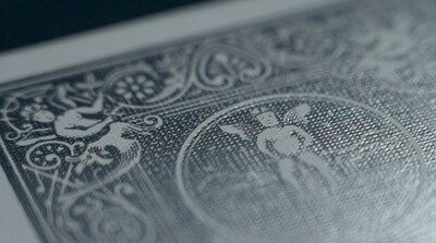 Foto 4 | Juego De Cartas Para Bicicleta Metalluxe, Tamaño Póker Plateado - Venta Internacional.