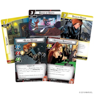Foto 2 | Juego De Cartas Fantasy Flight Marvel Champions Black Widow Pack - Venta Internacional.