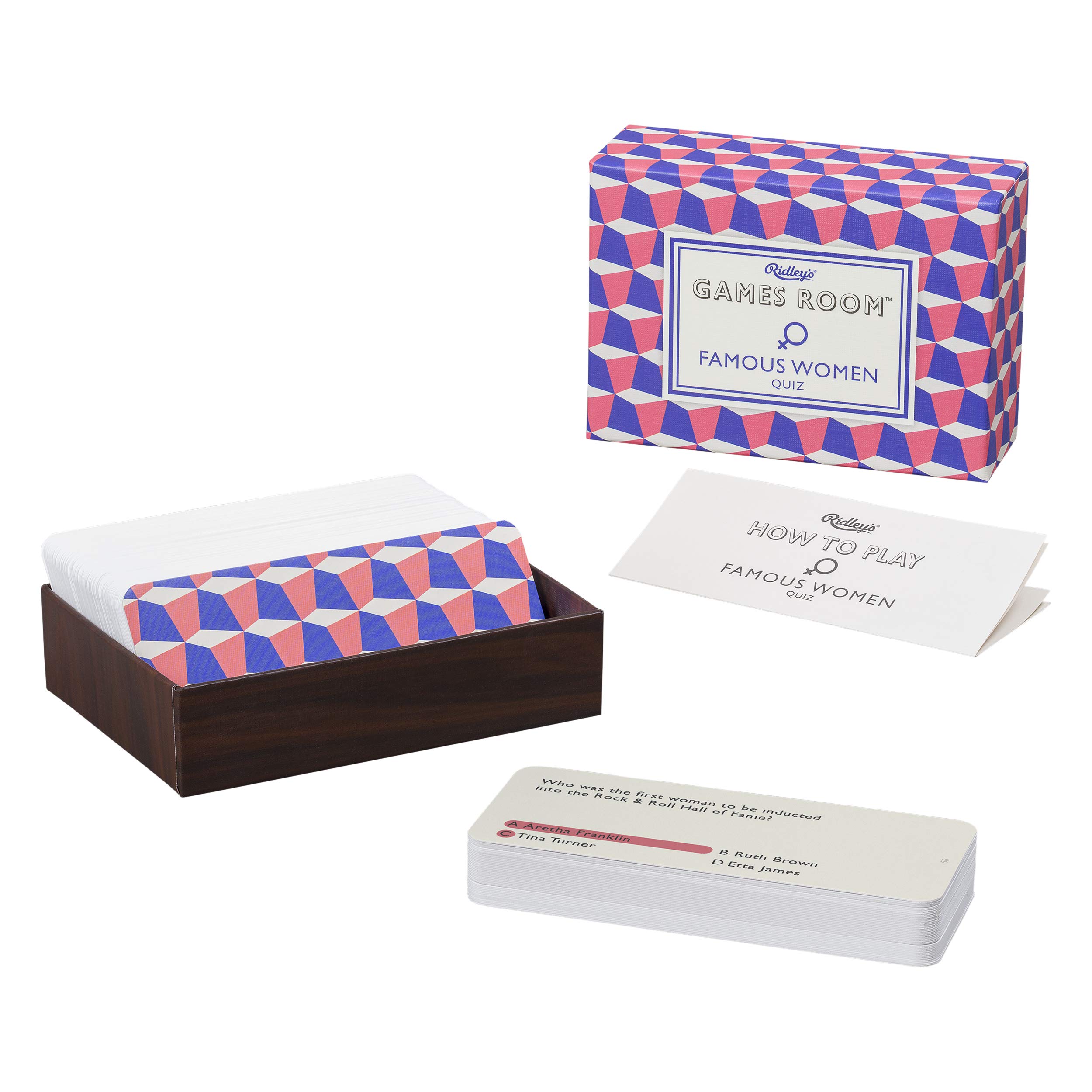 Foto 1 | Juego De Cartas Trivia Ridley's Famous Women Con 140 Preguntas - Venta Internacional.